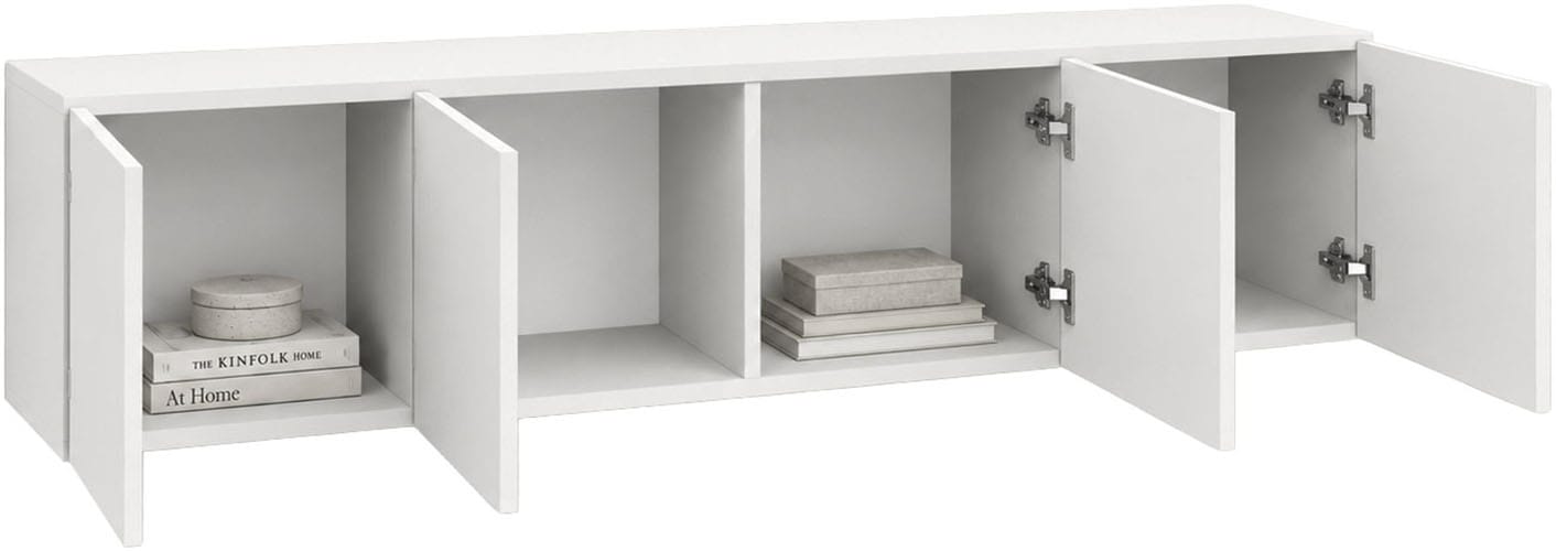 borchardt Möbel Table basse »Vaasa, Konsole, Hängeschrank mit 4 Türen« largeur 152 cm, uniquement suspendu