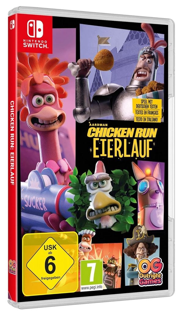 Outright Games Logiciel de jeu »Chicken Run: Eierlauf« Nintendo Switch