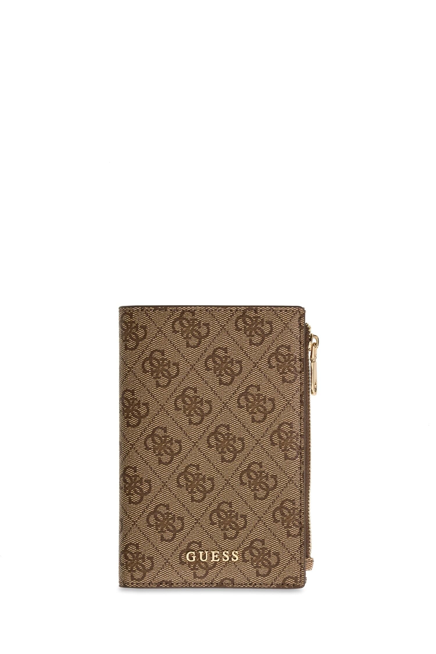 Guess Porte-monnaie »GIFTBOX PSSPRT CASE WT ZIP PCH« Set portefeuille : porte-monnaie et porte-cartes, 2 pièces