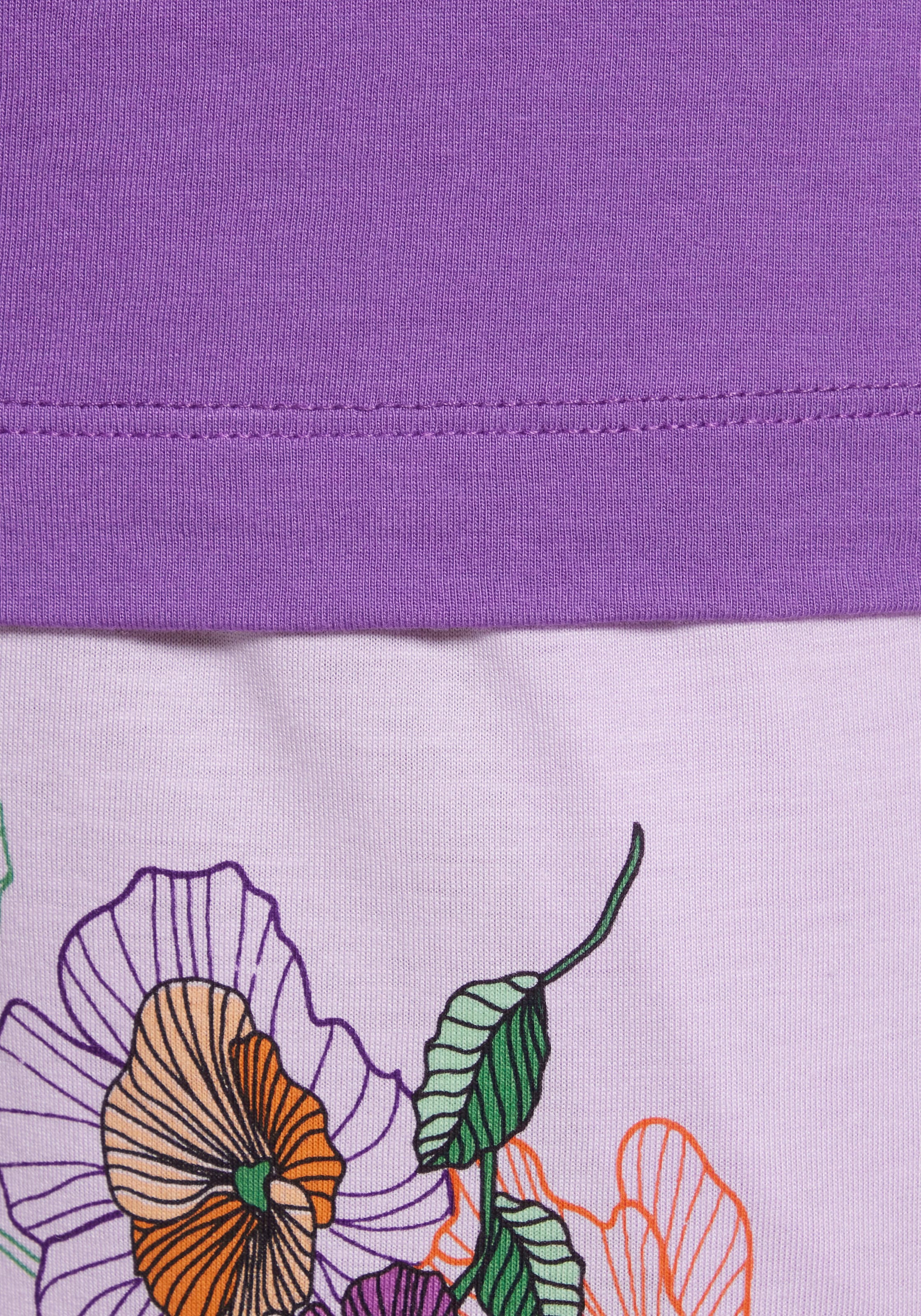 Vivance Dreams Pyjama 2-teilig, 2 pièces mit Blumen-Druck