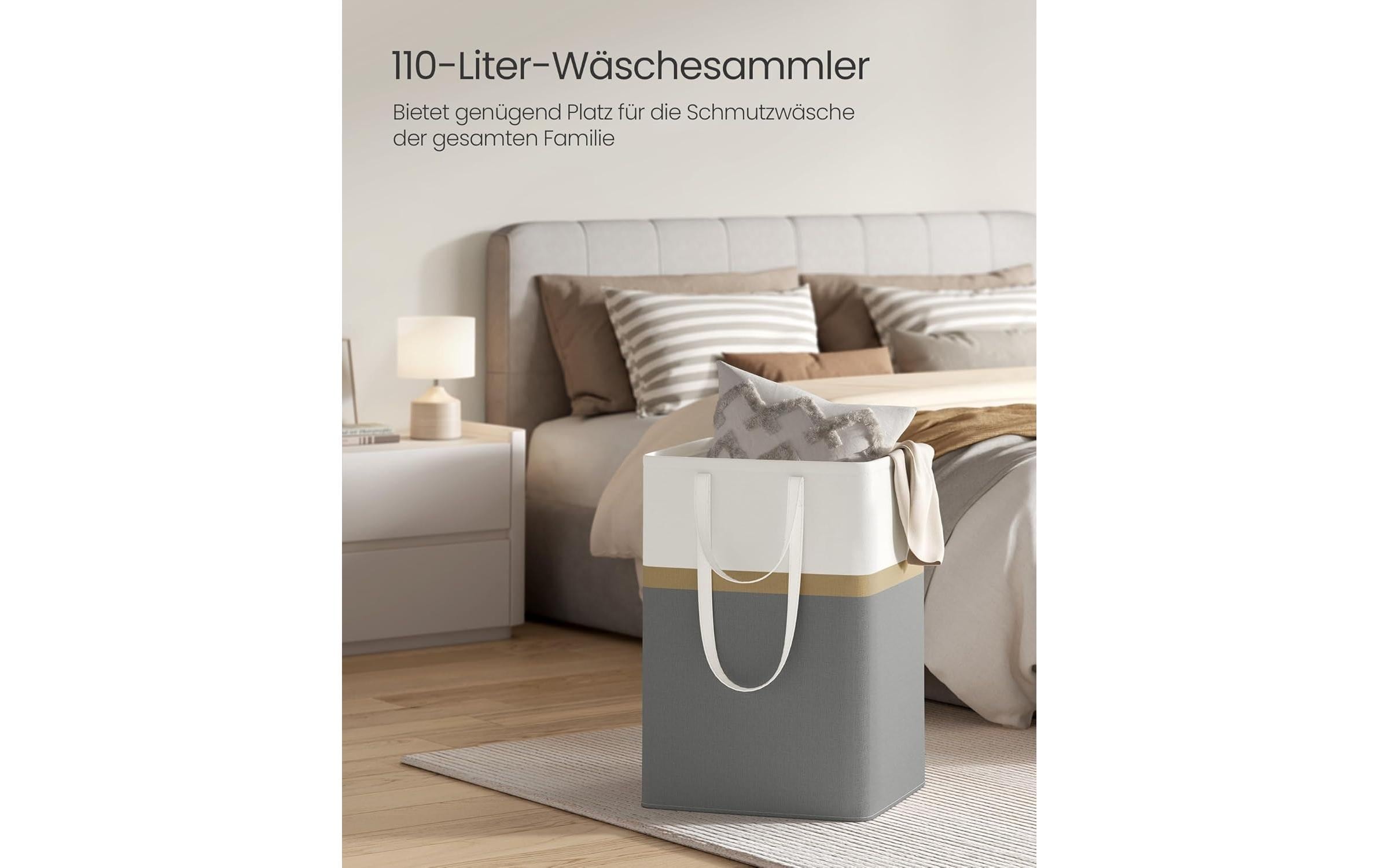 SONGMICS Wäschekorb »2-er Set 110 l«