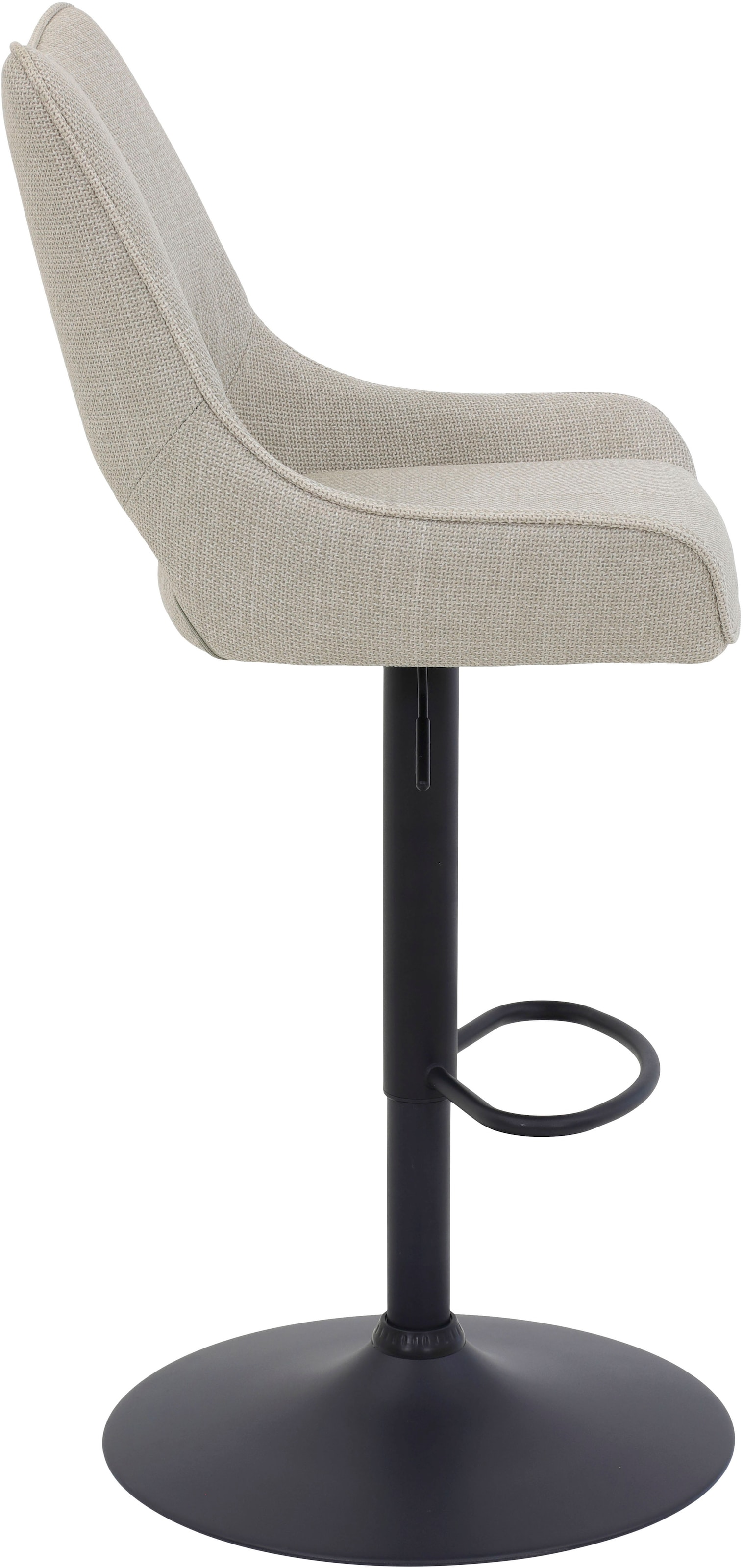 HELA Tabouret de bar »ROCKPORT« Set,  drehbar,höhenverstellbar,Gasdruckfeder,Rückenausschnitt,Tellerfuss