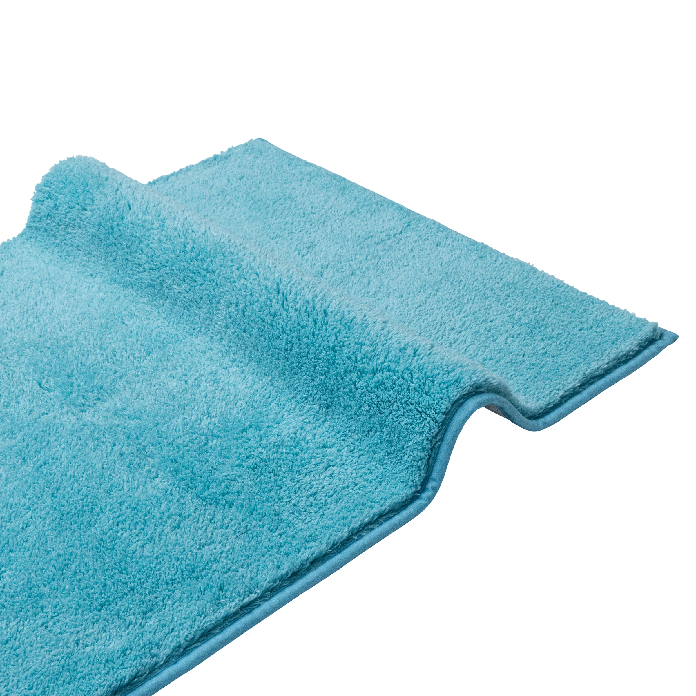 GOODproduct Tapis de bain »Cali, Badvorleger, Badezimmer Teppich, Duschvorleger« Höhe 10 mm revêtement antidérapant Séchage rapide | compatible chauffage au sol doux, couleurs unies, disponible aussi en tapis