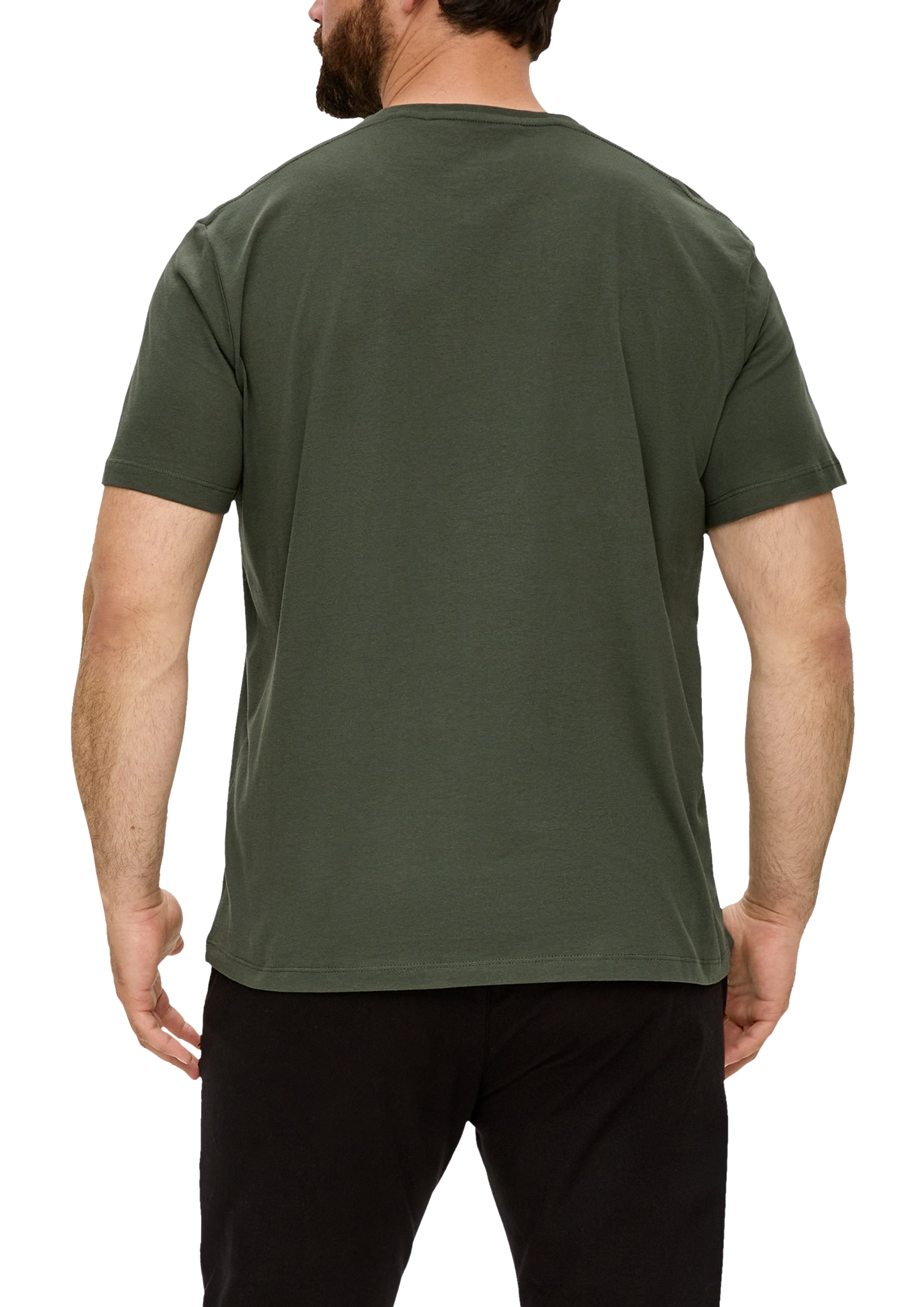 s.Oliver Men Big Sizes T-shirt à manches courtes mit Logo-Print/Grosse Grössen