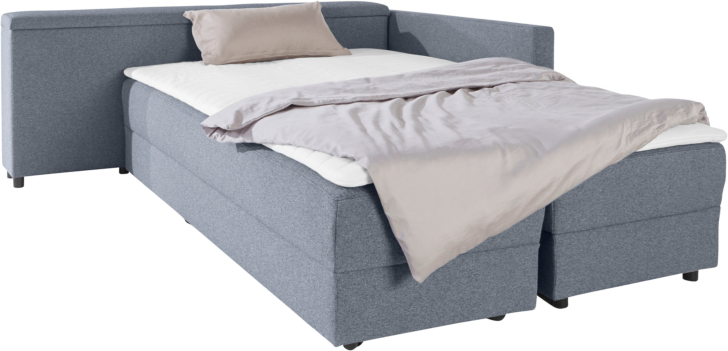 LOOKS by Wolfgang Joop Canapé d'angle »LooksIII L-Form« durch Drehfunktion zum Bett wandelbar, inklusive Staufach