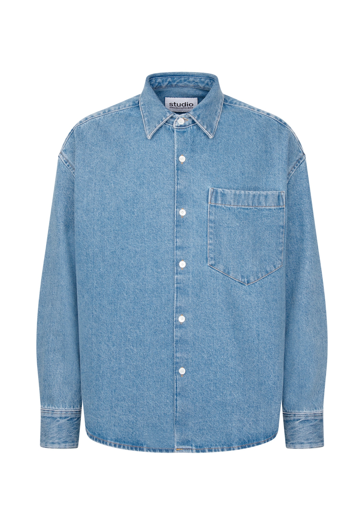 studio seidensticker Chemise d'affaires Oversized 1/1 Kentkragen Denim