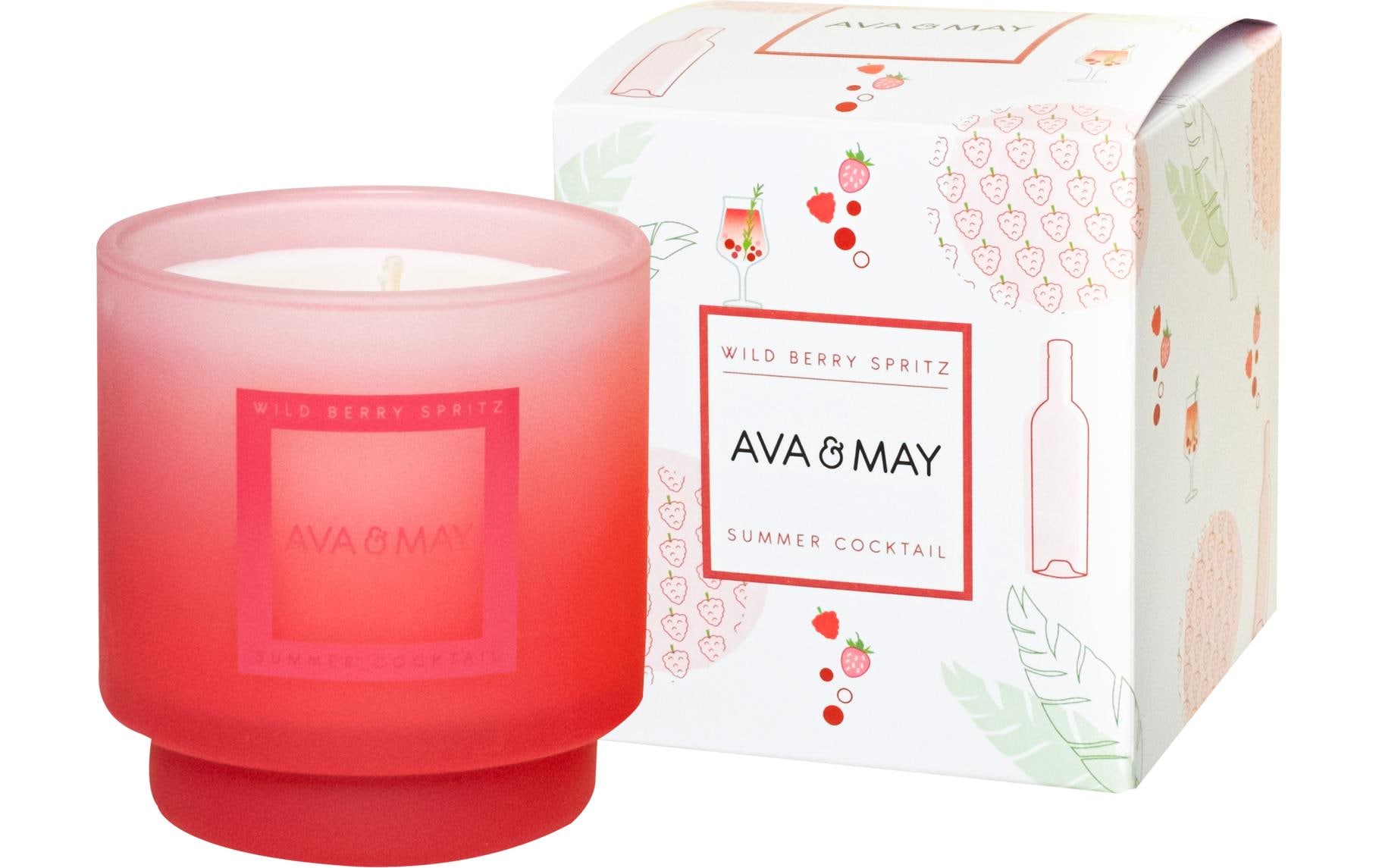 AVA & MAY Bougie parfumée »Wild Berry Spritz 200 g«