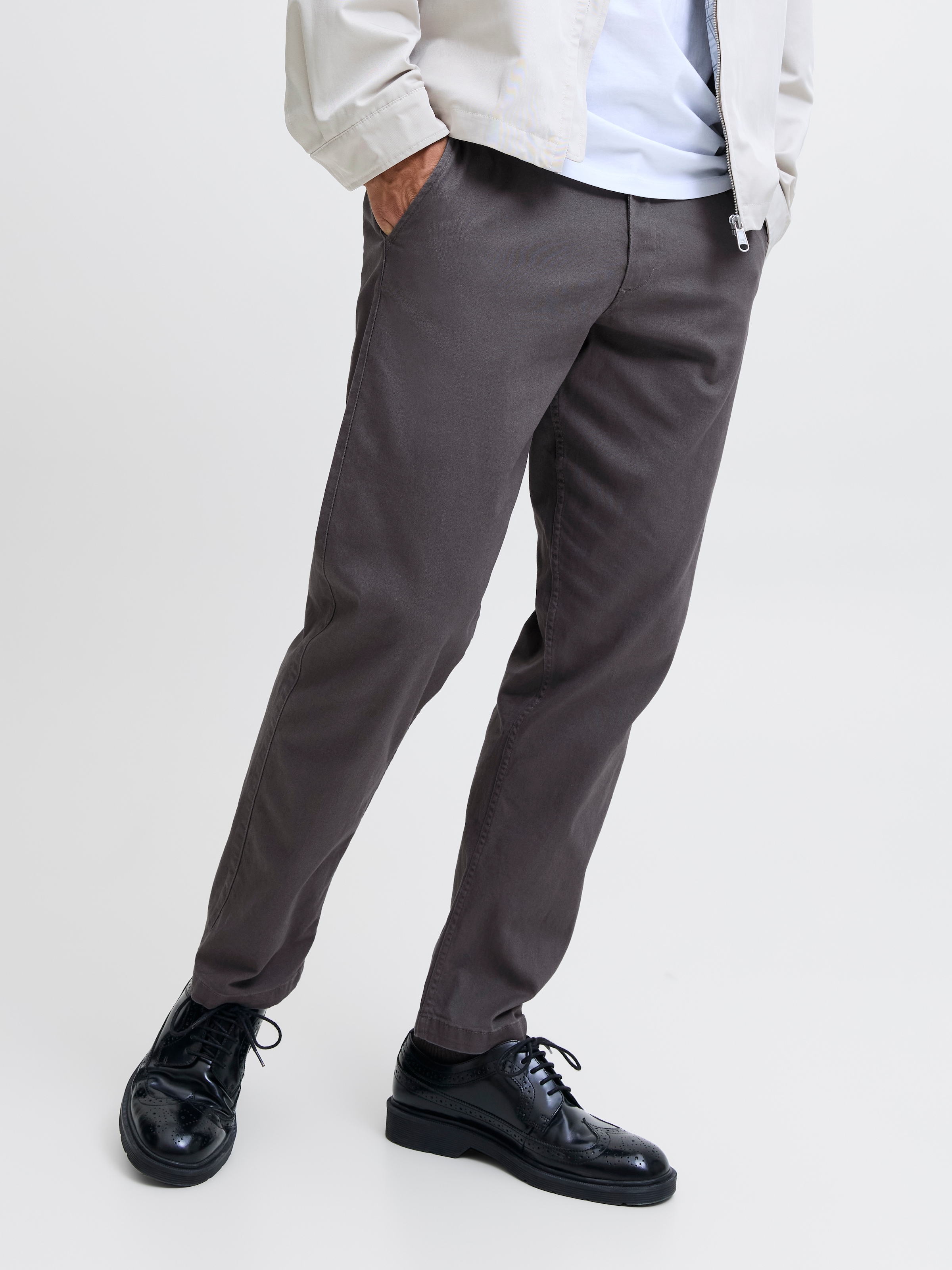 Jack & Jones Chinohose »JPSTKANE DAVE CHINO 2PK MP NOOS«  In vorgewaschener Qualität