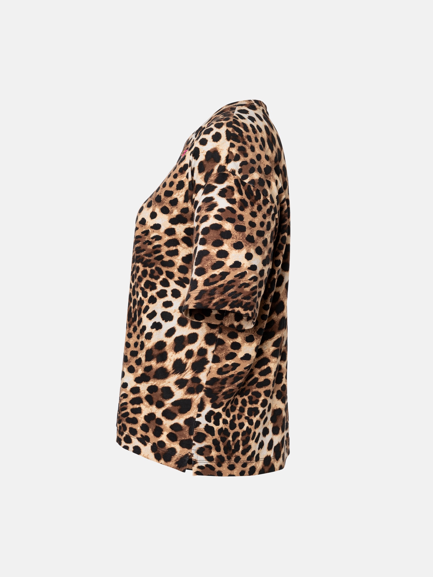Lieblingsstück Kurzarmshirt »NinaL« mit Leo-Print, Rundhals