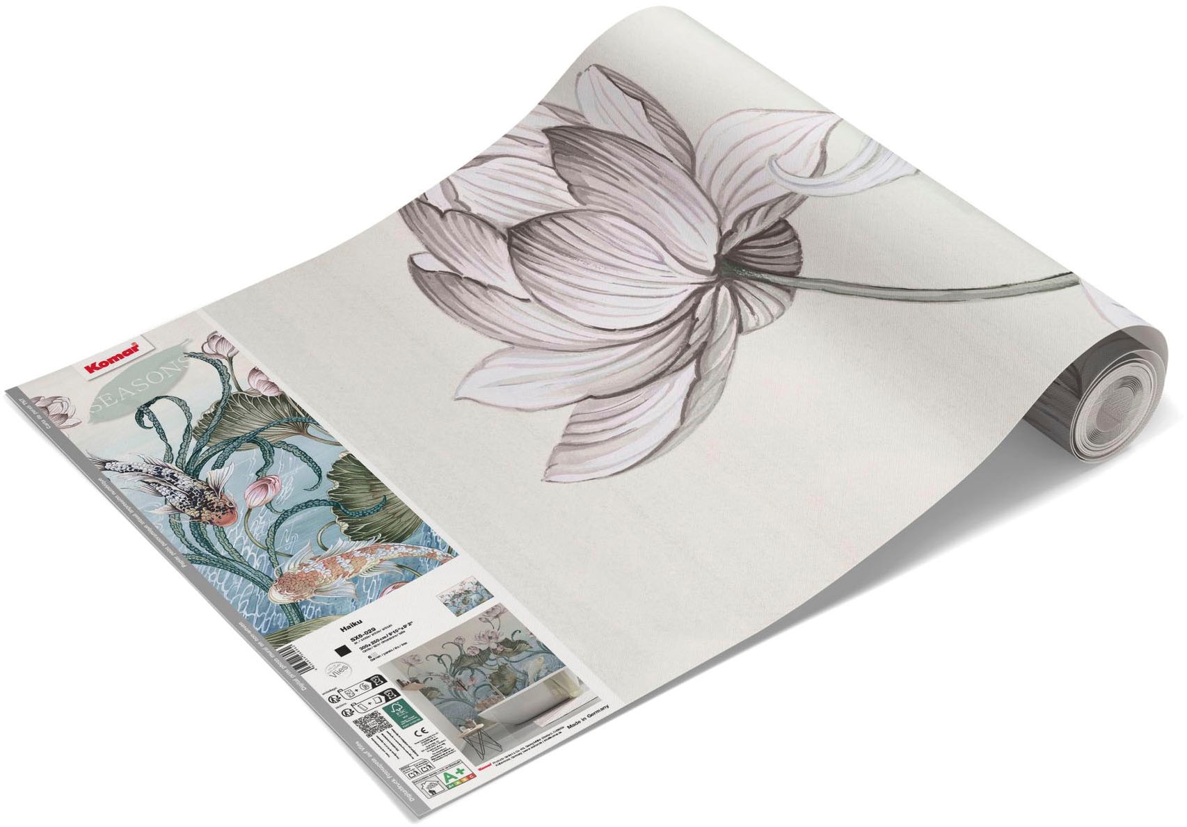 Komar Fototapete »Vlies Fototapete - Haiku - Grösse 300 x 250 cm« Motiv | bedruckt glatt