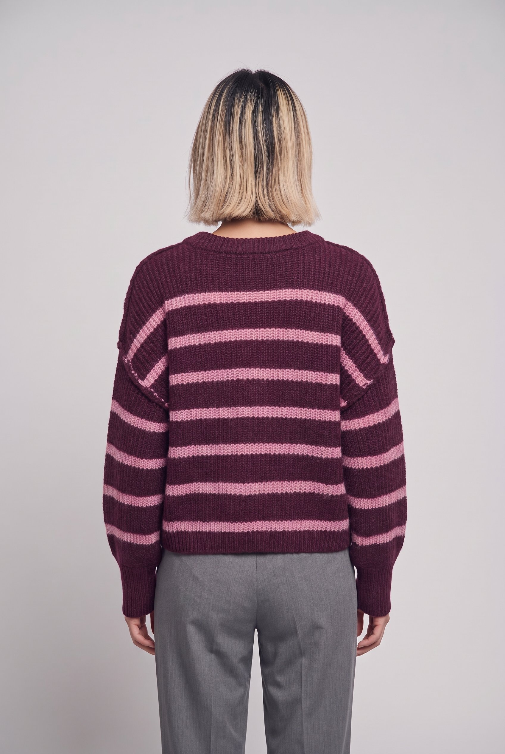 ONLY Pull en tricot »ONLMALLY LS DETAIL O-NECK KNT NOOS« fibre synthétique, coupe régulière