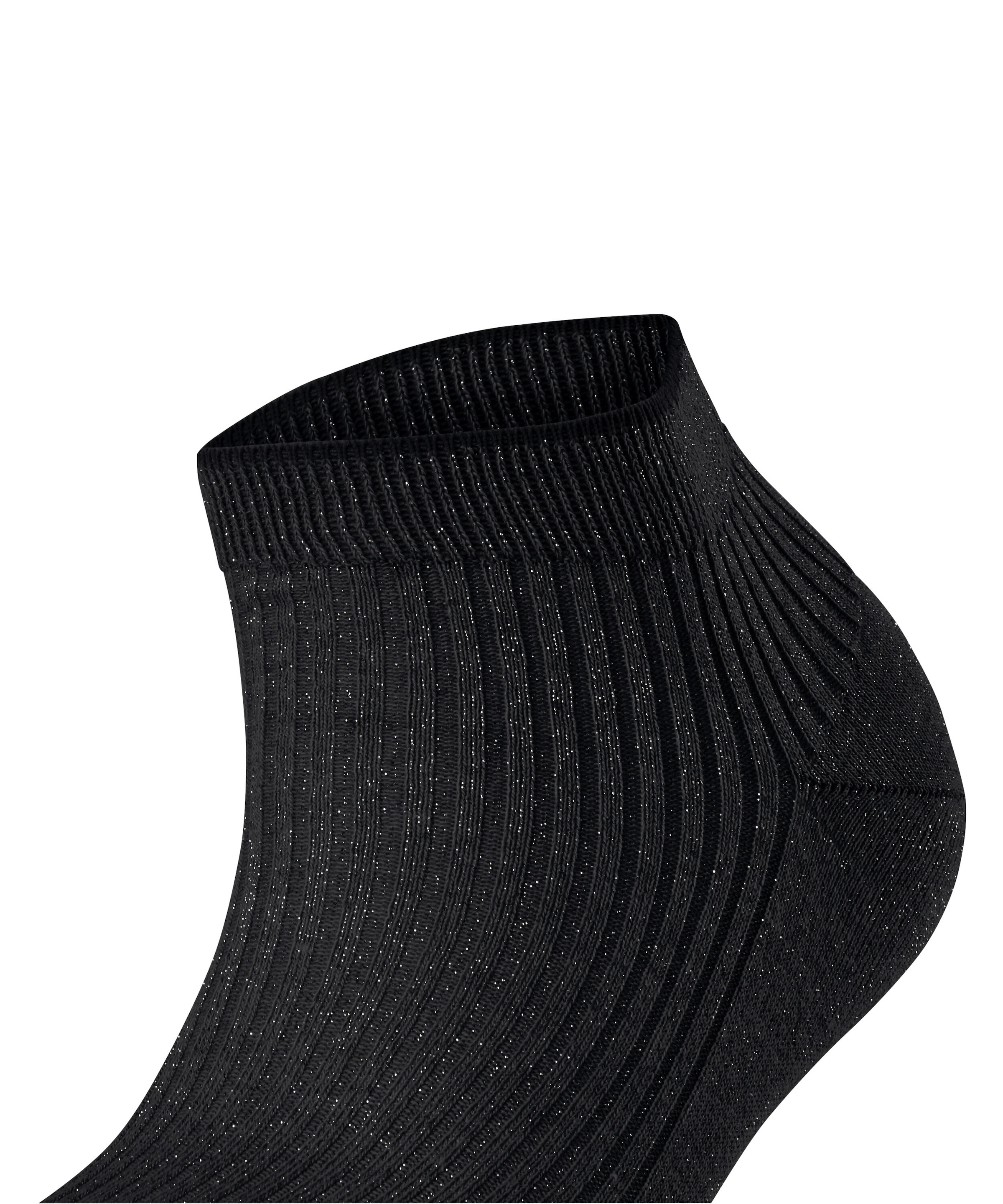 FALKE Chaussettes de baskets »Shiny Rib« avec structure côtelée, en mélange de viscose, respirant
