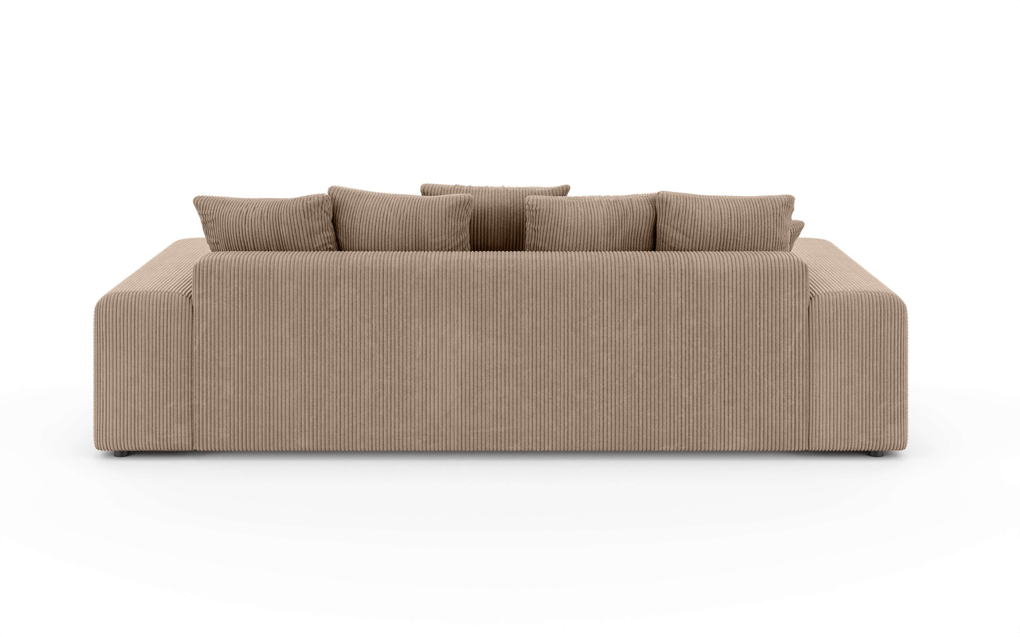 Home affaire Canapé Big »LAKESIDE 3-Sitzer Schlafsofa mit Bettkasten, Breite 256,5 cm« Liegefläche 168,5x195 cm, hoher Sitzkomfort, Masse B/T/H: 256/122/82cm