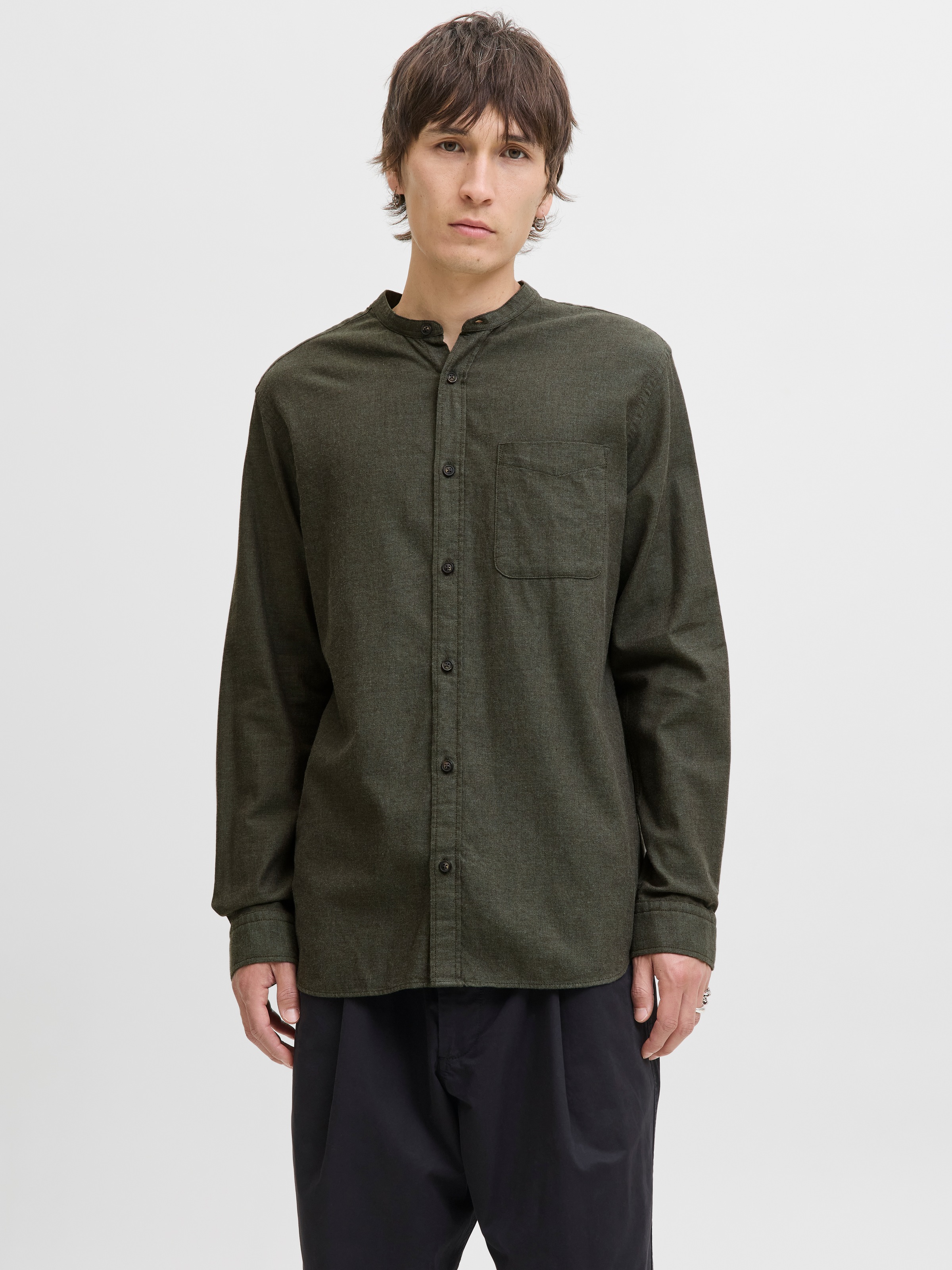 Jack & Jones Chemise à manches longues »JJEBAND MELANGE SHIRT L/S SN«