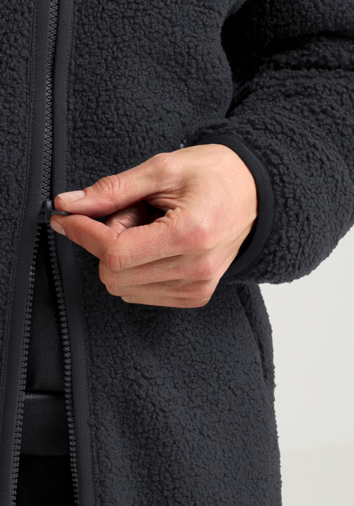 Jack Wolfskin Funktionsmantel »HIGH CURL COAT W« Fleecemantel, warm & winddicht