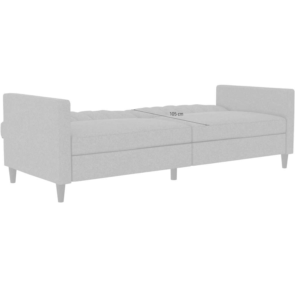Dorel Home 3-Sitzer »Celine« Rückenlehne 2-teilig und 3-fach verstellbar, Sitzhöhe 43 cm