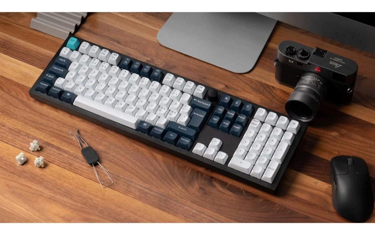   Gaming-Tastatur »Keychron Q6 Max Black QMK Brown Switch« (Ziffernblock)