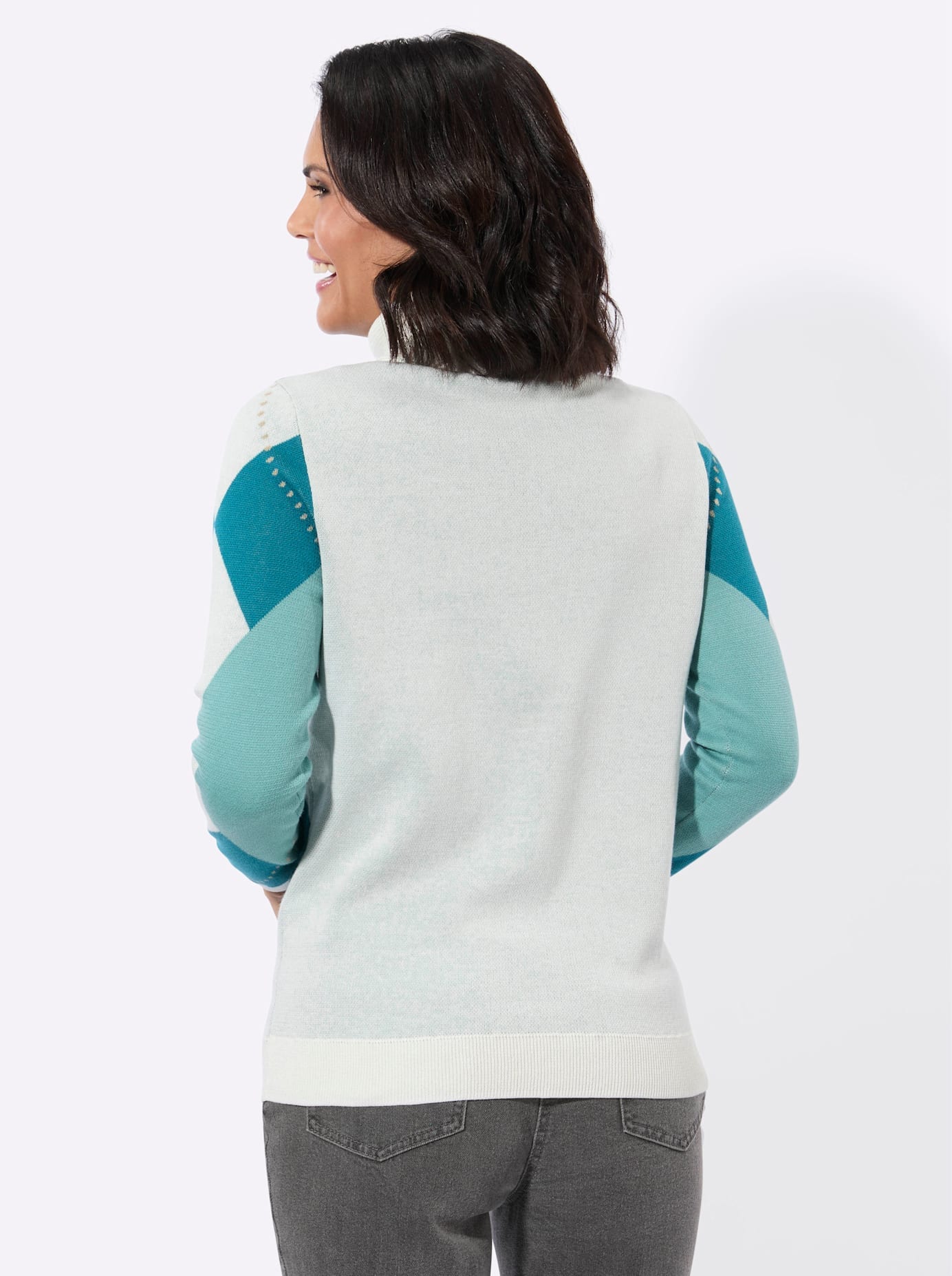 Casual Looks Pull à col roulé »Rollkragen-Pullover«