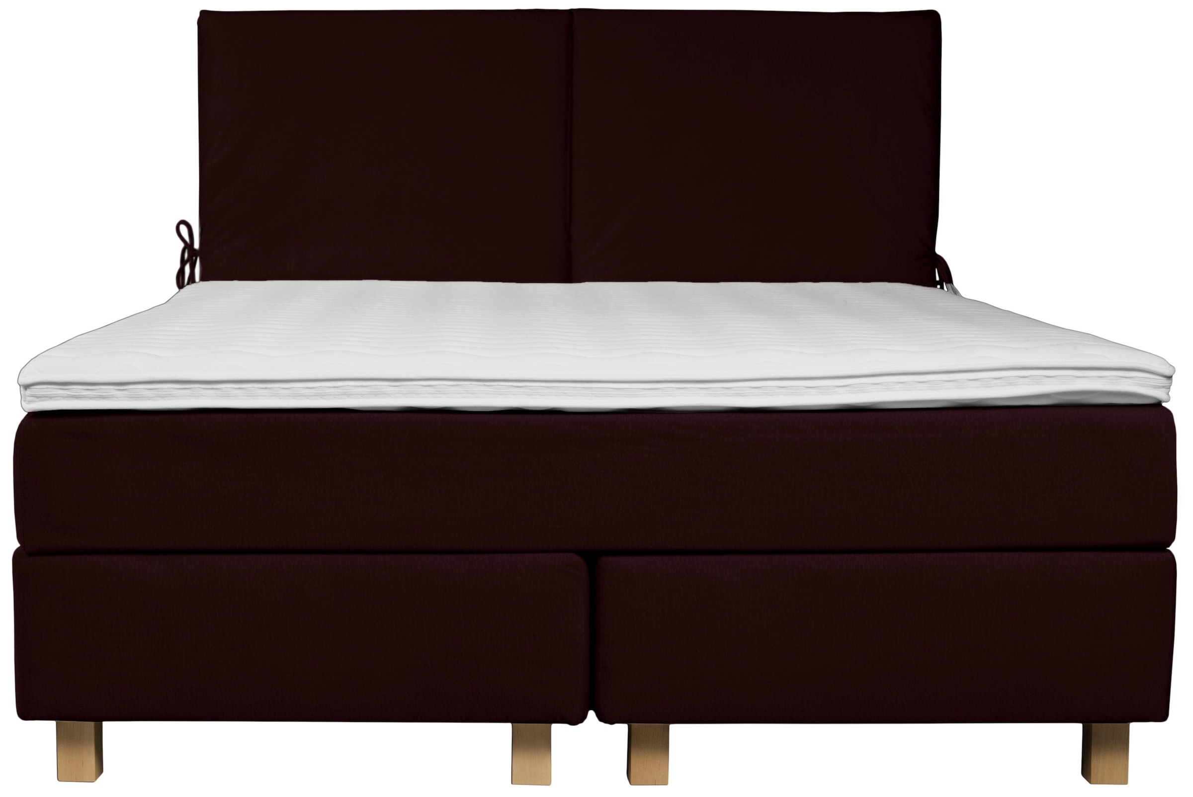 Home affaire Lit boxspring »Nele« inkl. Topper im schlichtem Design