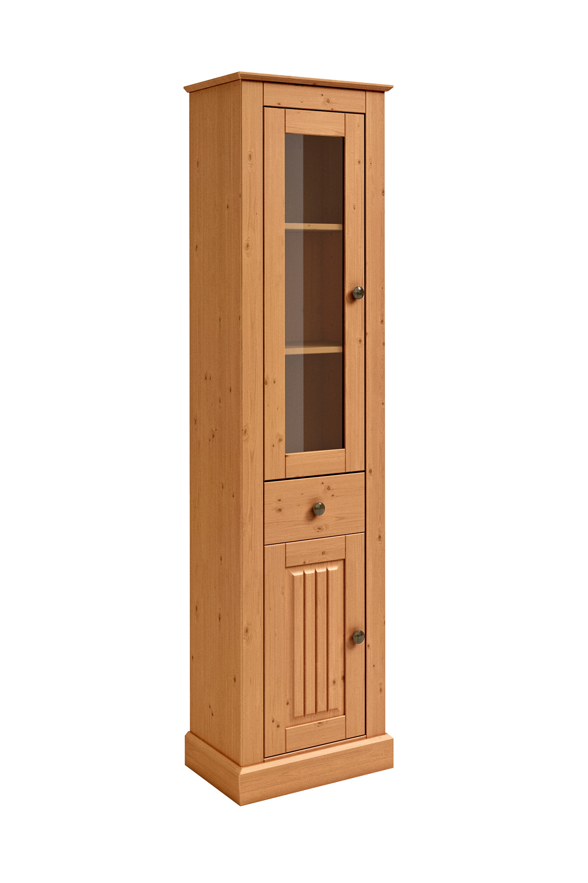 Home affaire Vitrine »Liotta« eine Glastür und einer Holztür und einer Schublade