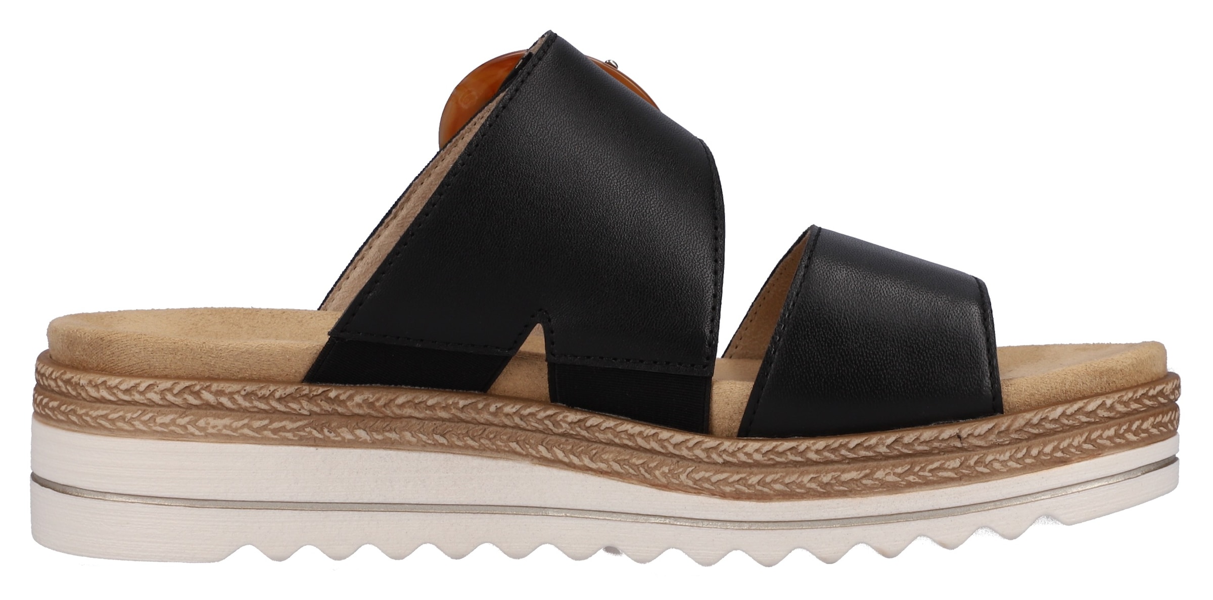 Remonte Pantolette  , Keilabsatz, Sommerschuh, Schlappen mit Zierschnalle