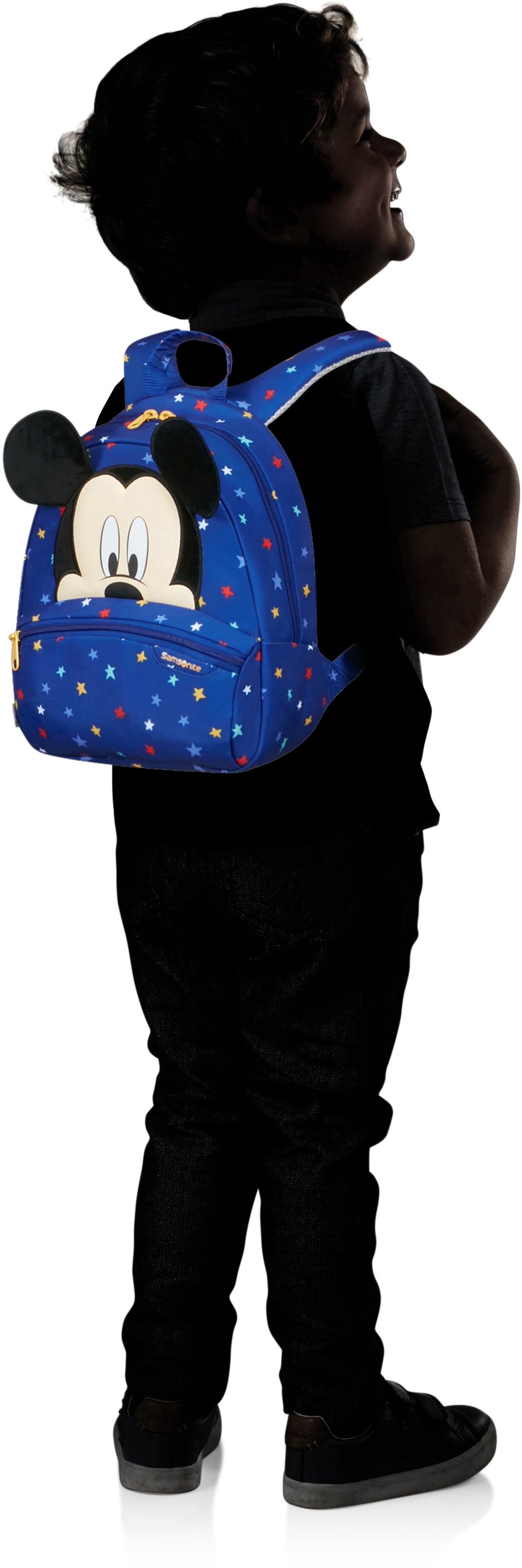 Samsonite Sac à dos pour enfants »Disney Ultimate 2.0, S, Mickey Stars« reflektierende Details Kindergartenrucksack Kinderfreizeitrucksack Kinder-Backpack