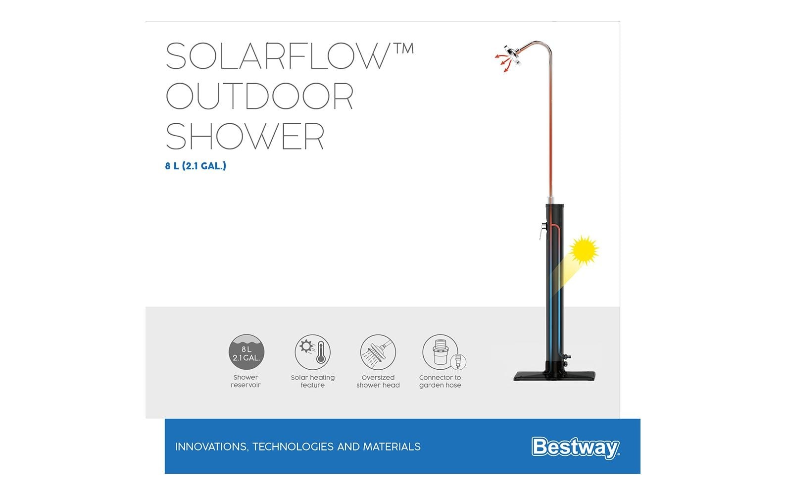 Bestway Douche de jardin »Solarflow 8 Liter«