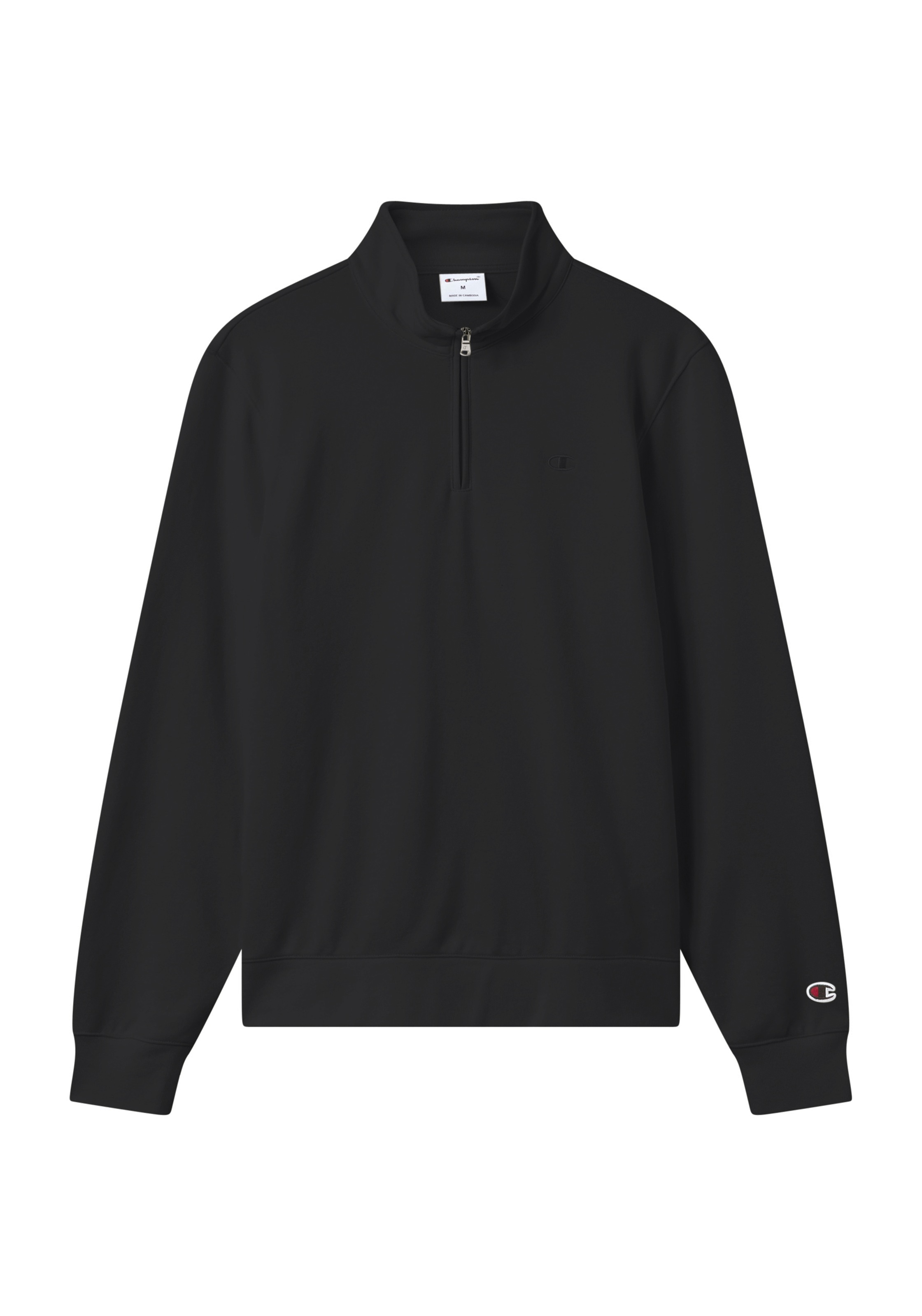 Champion Sweatshirt »ICONS TONAL Half Zip Sweatshirt«, mit halbem Reissverschluss, aus Baumwolle und Polyester, normale Länge
