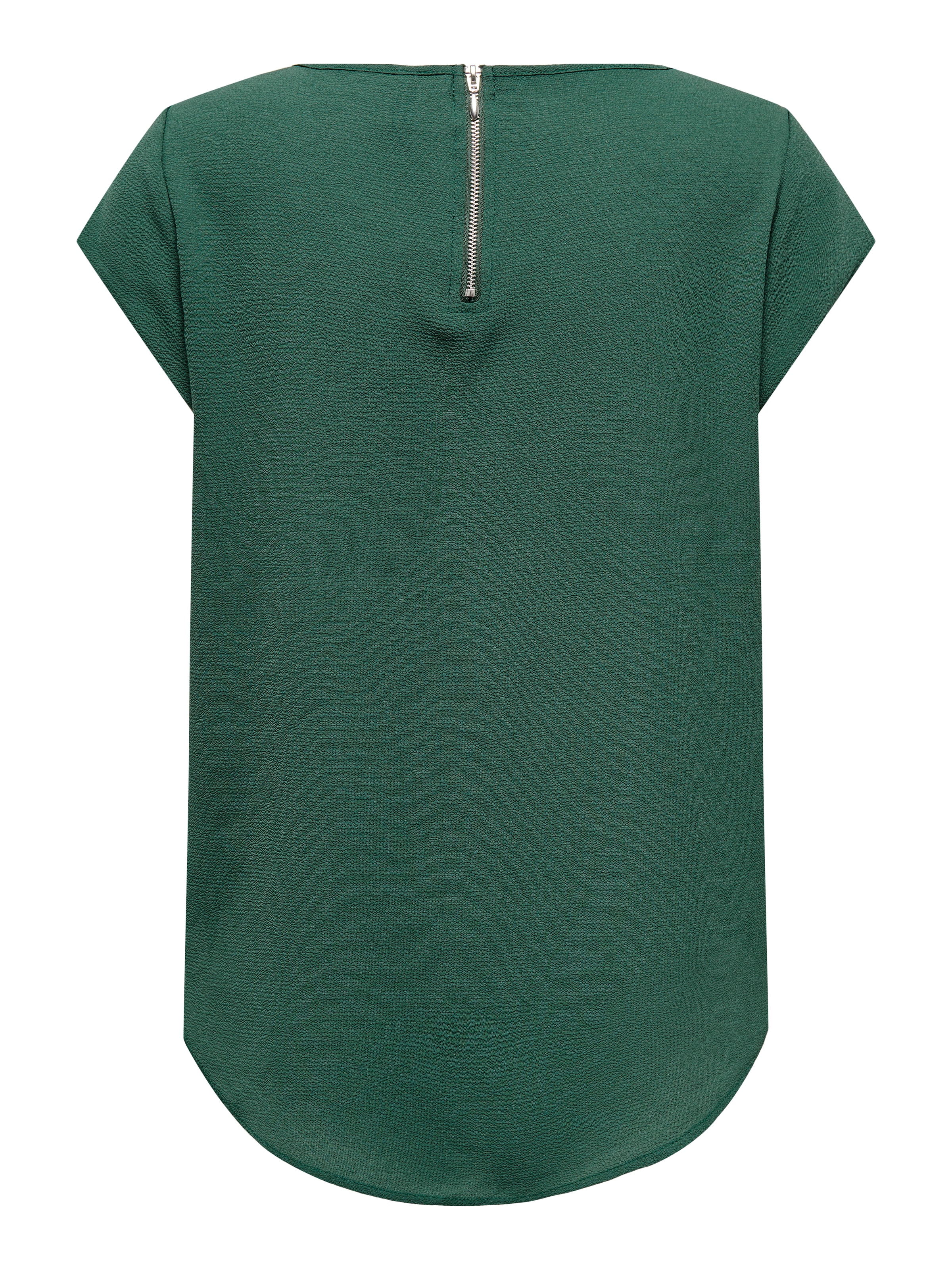 ONLY Kurzarmbluse »ONLVIC – feminines Blusenshirt in lockerer Form« Materialmix, regular fit