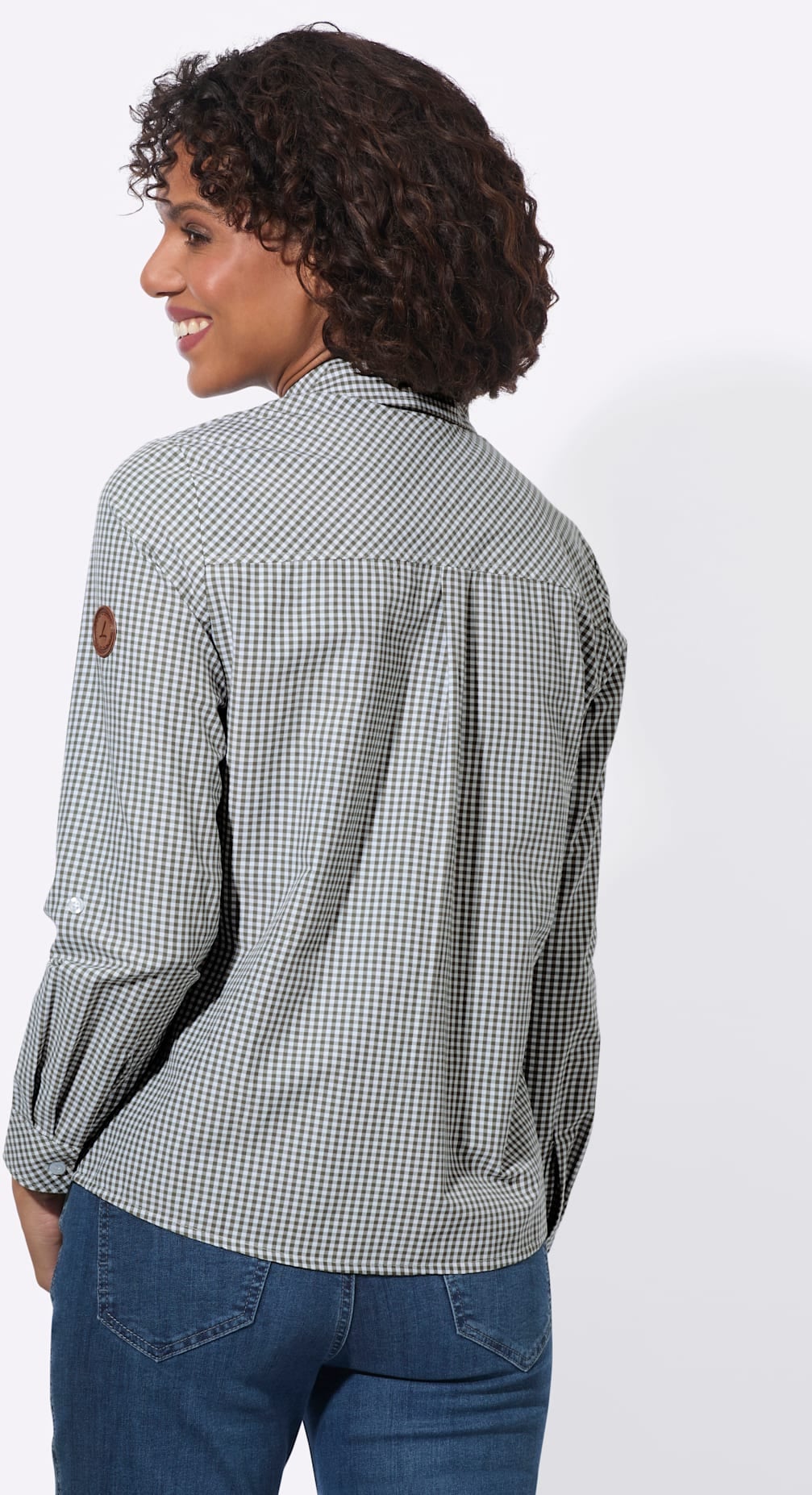 Casual Looks Blouse à carreaux