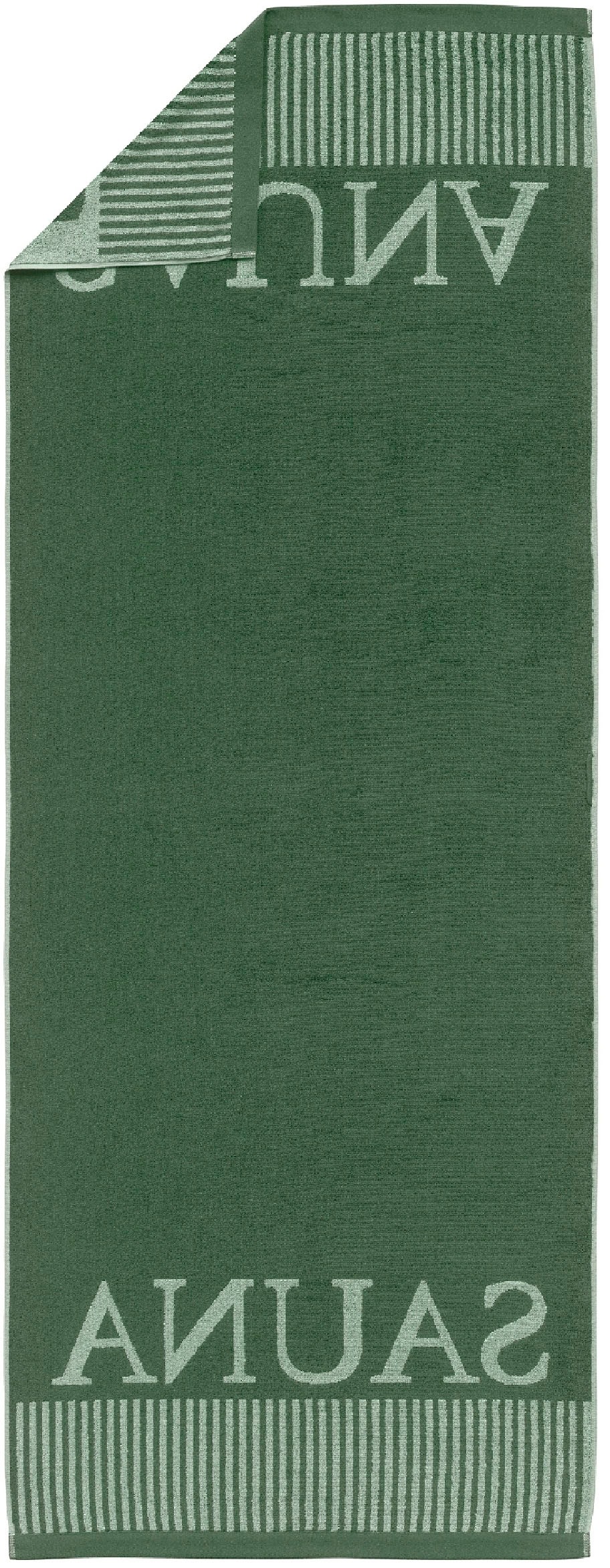 Schiesser Saunatuch »Rom aus garngefärbtem, kuschelweichem Baumwollfrottier« Made in Green