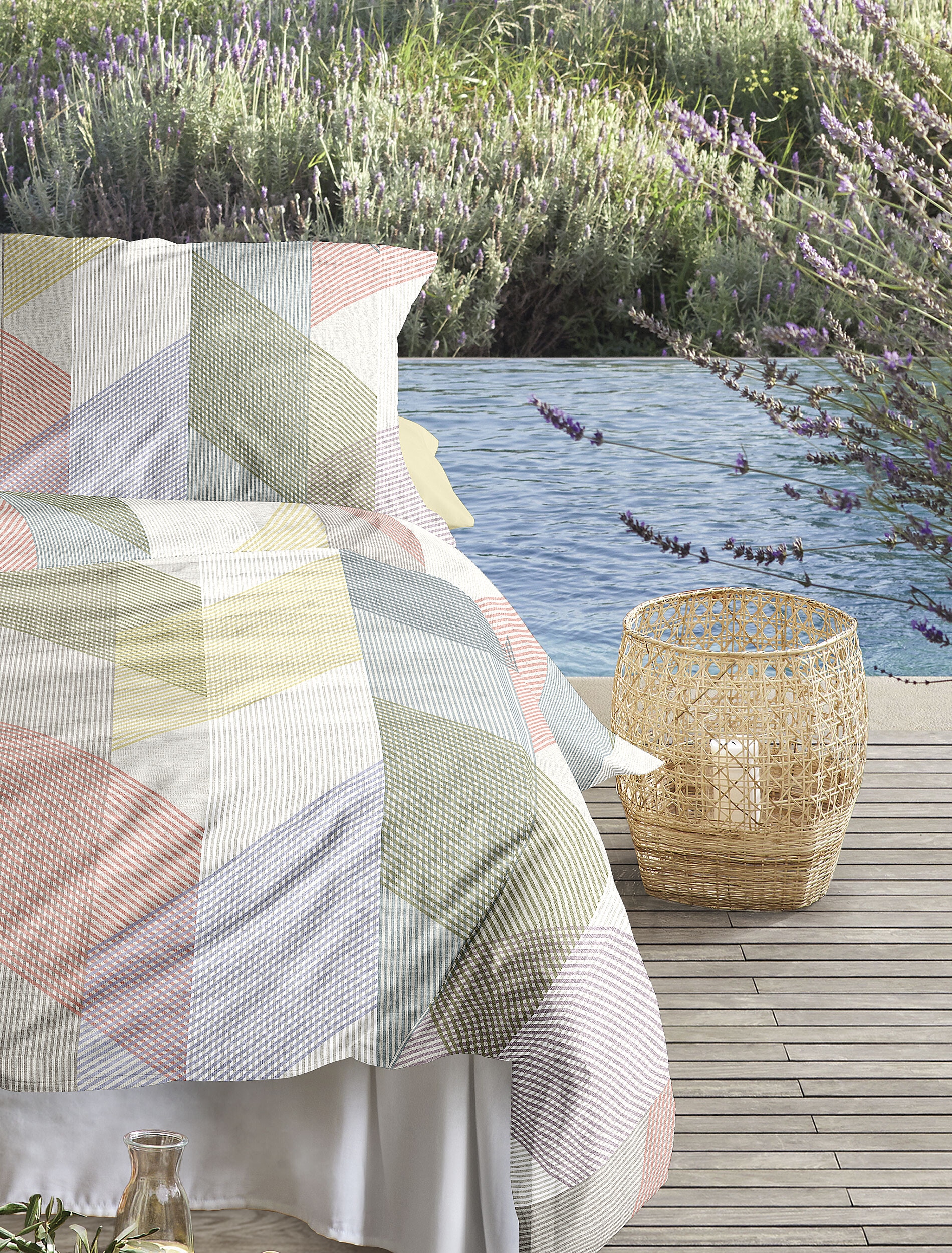 Irisette Linge de lit »Wave 8739« 2 confortable et respirant, qualité toutes saisons