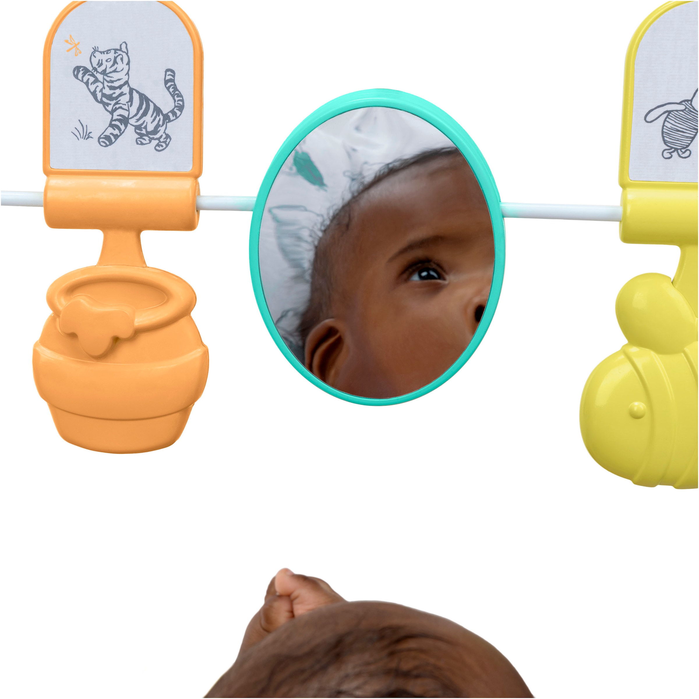 Bright Starts Babywippe »Disney Winnie the Pooh Classic Pals Vibrating Bouncer« bis 9 kg mit Sound-Effekt