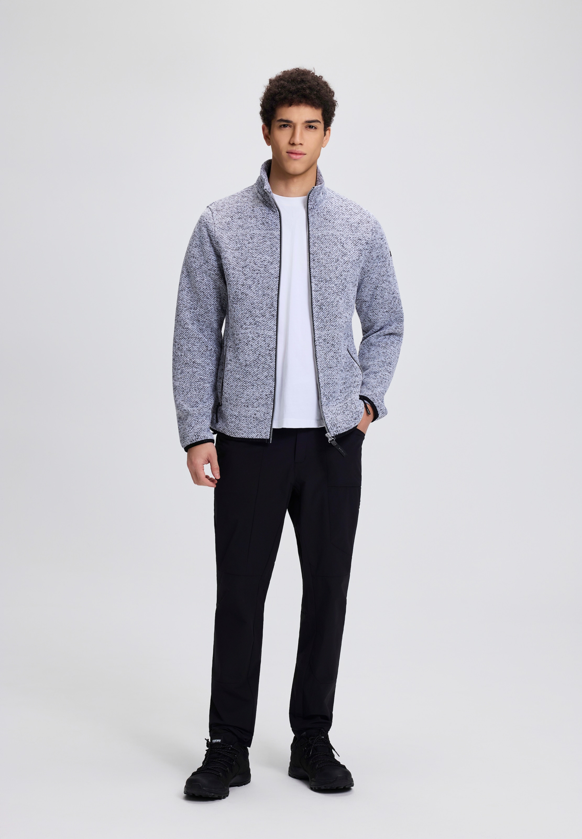 Icepeak Veste polaire »AGEN« sportlicher Stil, aus schnell trocknendem Thermal-Material