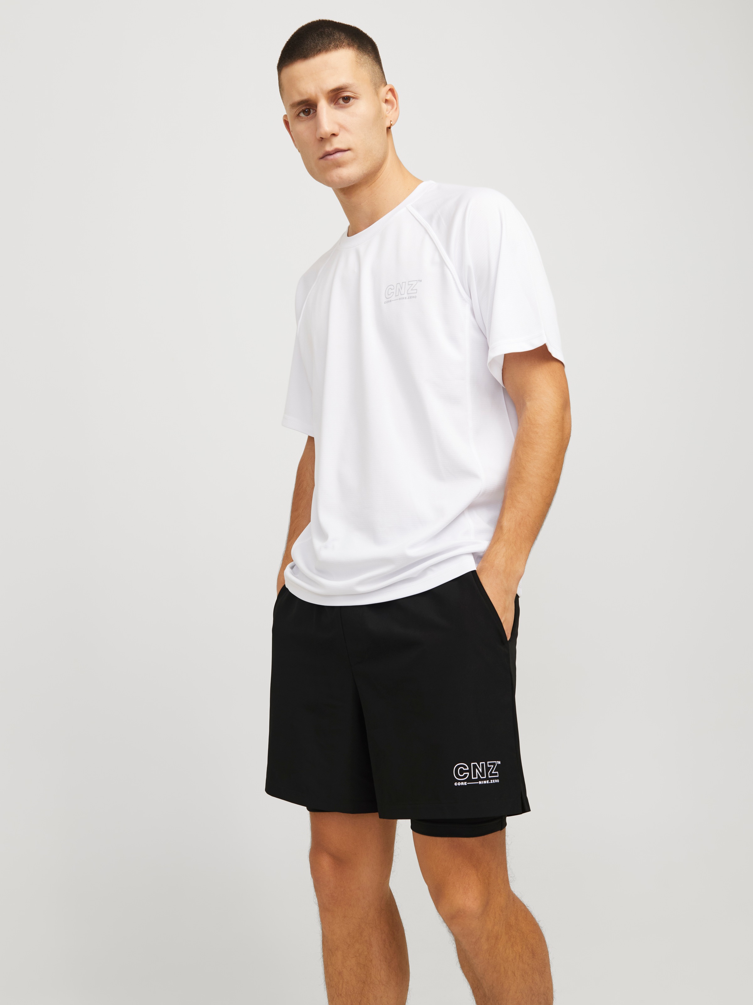 Jack & Jones Short d'entraînement »JCOCNZ SHORTS WITH INNER TIGHTS NOOS«