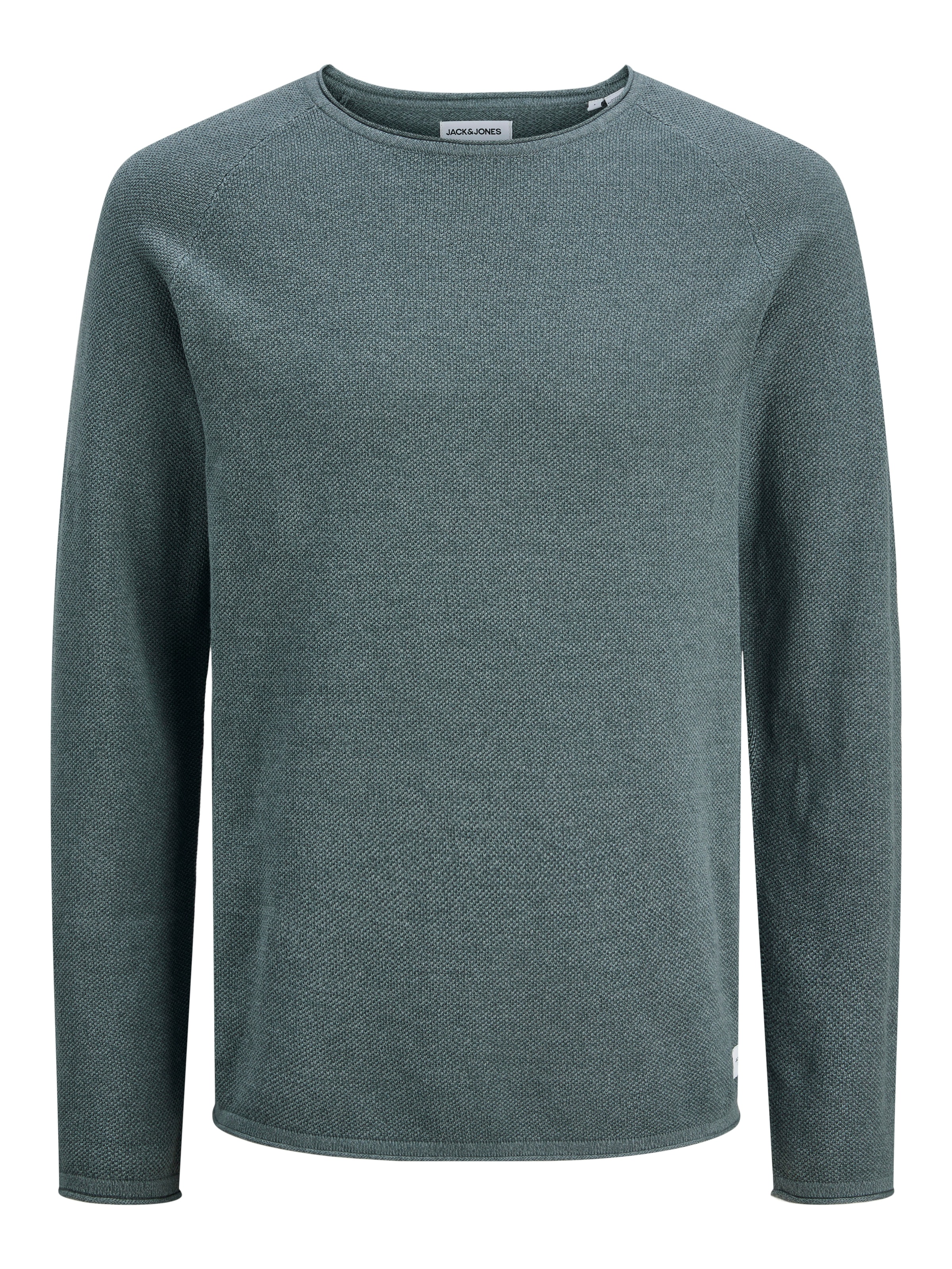 Jack & Jones Rundhalspullover »JJEHILL KNIT CREW NECK NOOS« Baumwolle, regular fit
