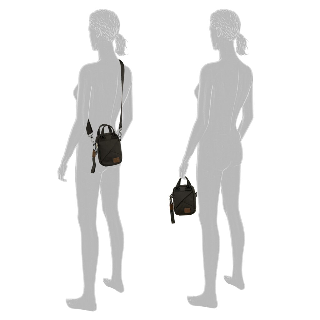 camel active Sac pour téléphone portable »Aurum« en polyester recyclé à structure nylon, léger et avec détails fins