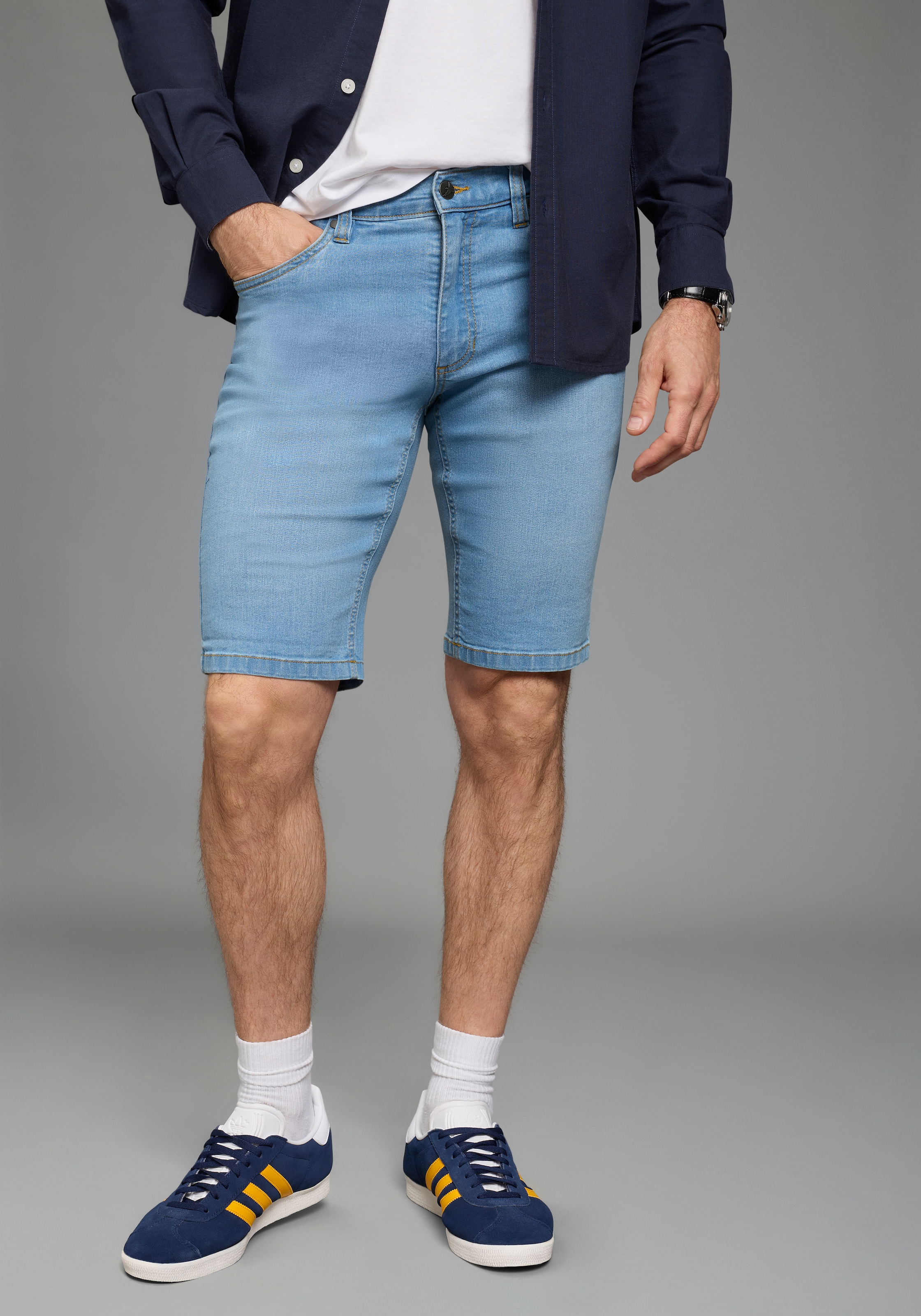 Arizona Jeansshorts »Doppelpack Denimshorts« 2er-Pack,  Regular-Fit, gerade geschnittenes Bein