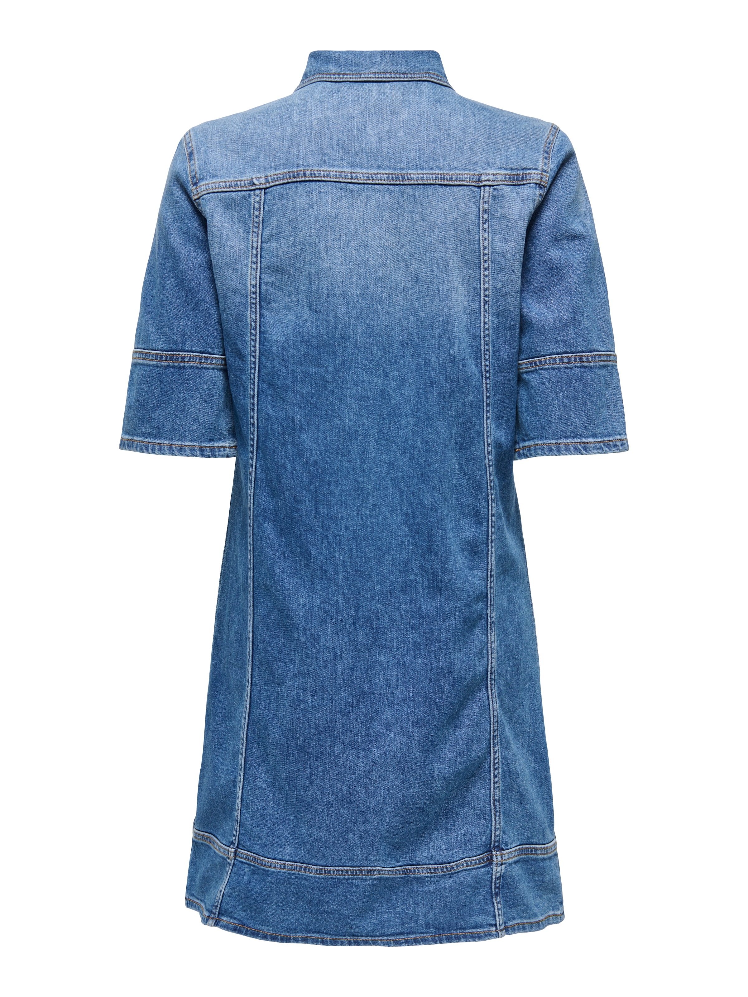 ONLY Robe en jean »ONLKATERINA 2/4 SHORT DNM DRESS AKM« in A-Linien Form