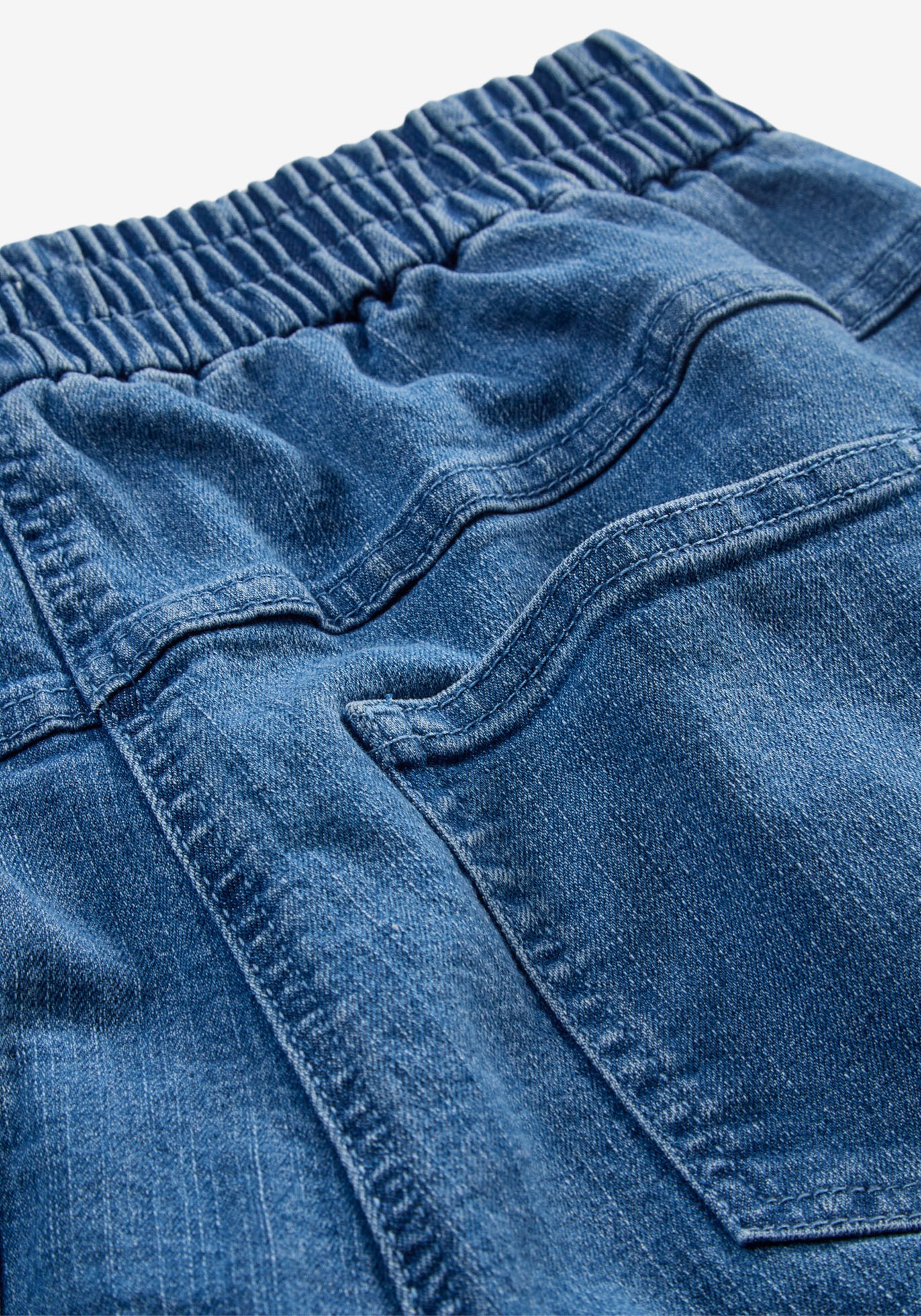 bonprix Mom-Jeans Loose Fit, elastischer Bund, aus Baumwolle, Polyester und Elasthan