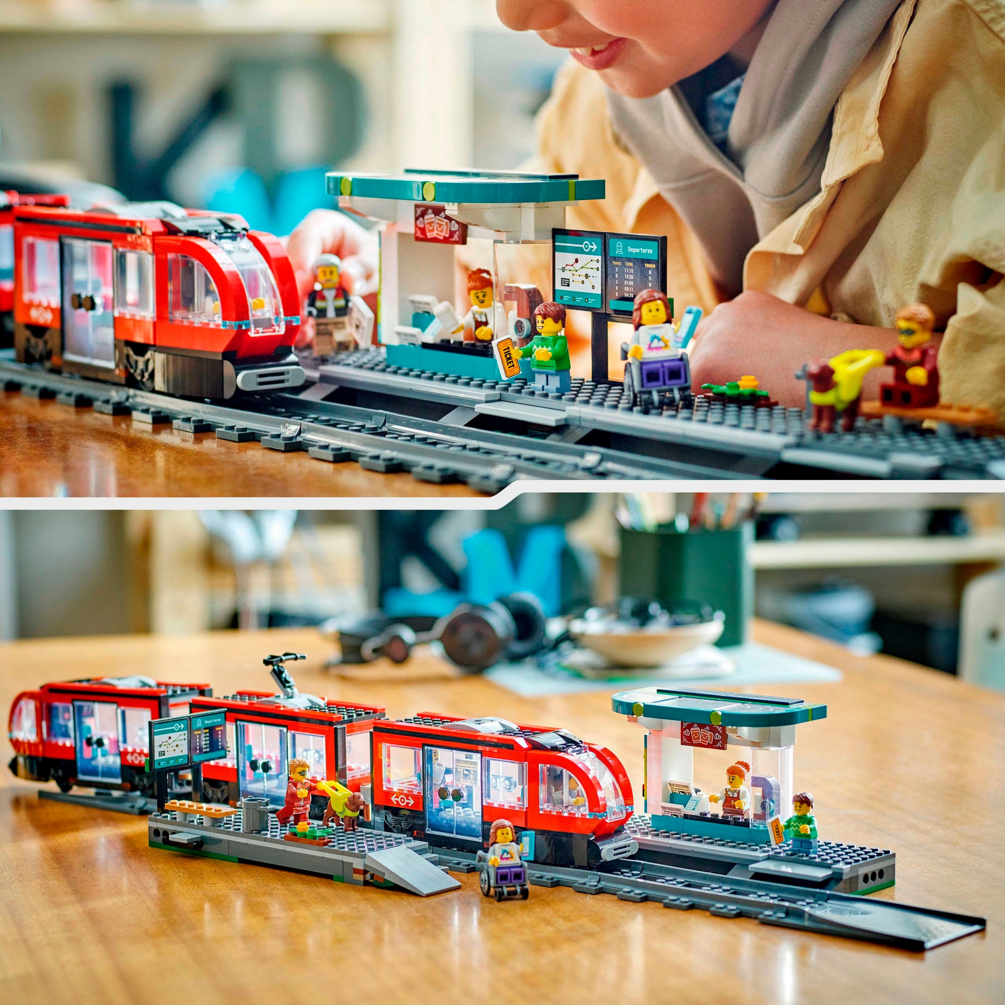 LEGO® Pions de construction »Strassenbahn mit Haltestelle (60423), LEGO LEGO City« Made in Europe