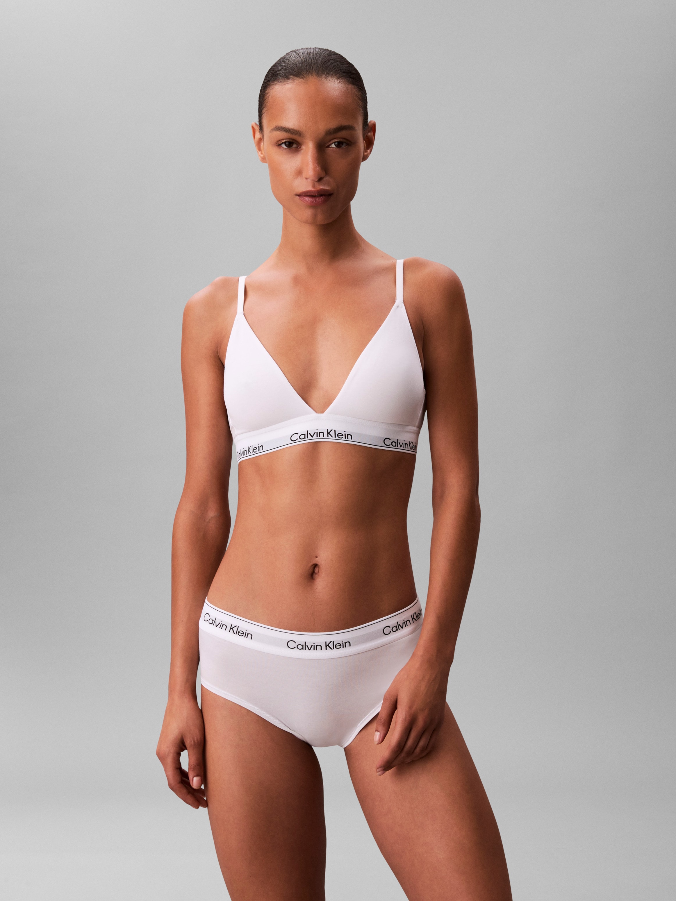 Calvin Klein Underwear Soutien-gorge triangle »LGHT LINED TRIANGLE« avec logo CK à la taille