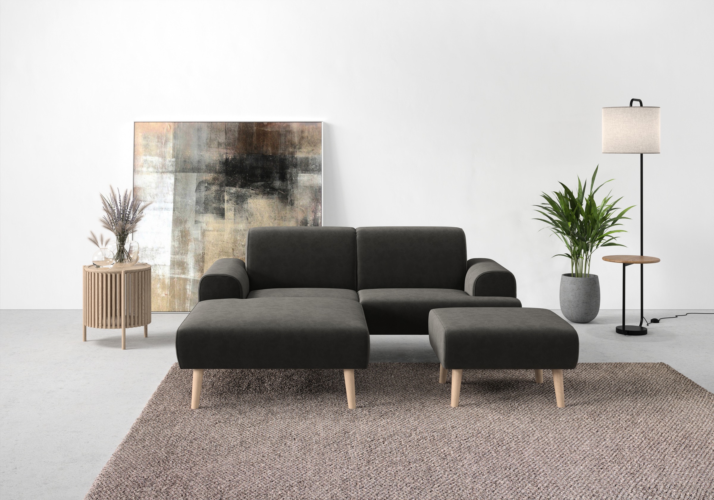 Home affaire Polsterhocker »Swift« passend zur Serie "Swift", B/T/H: 75/68/44 cm