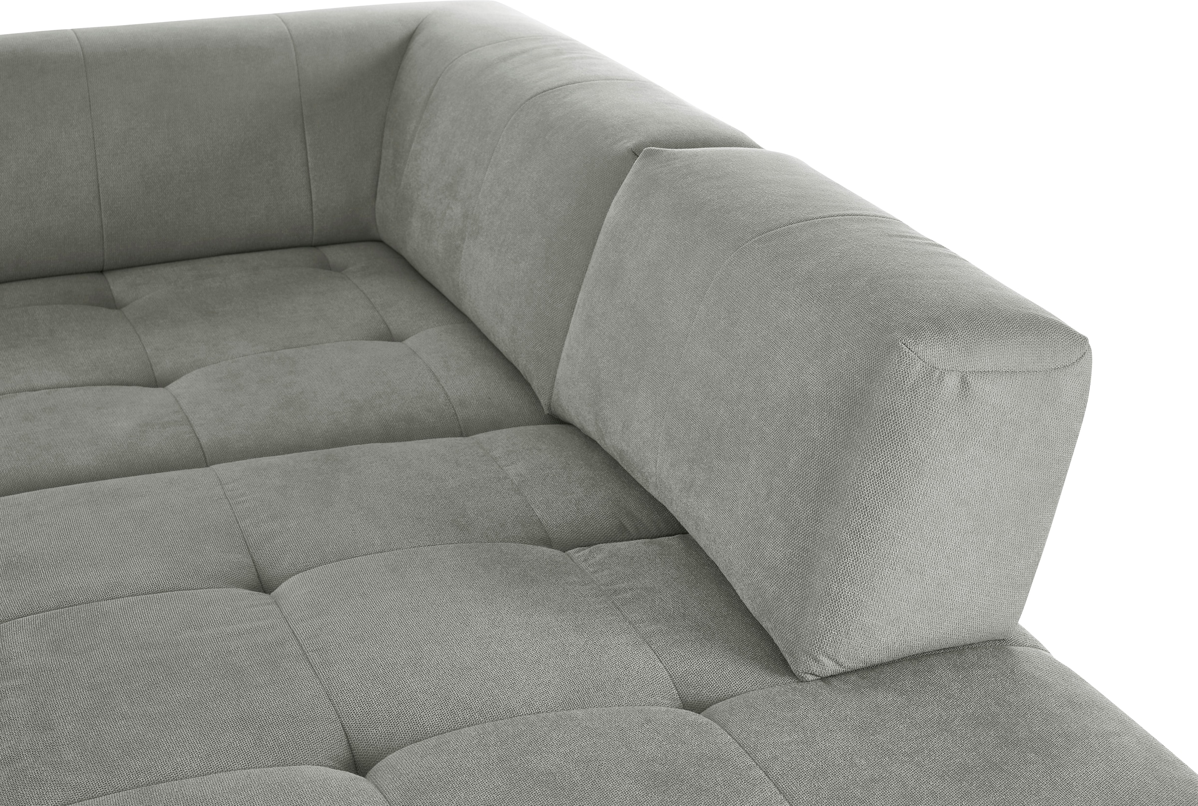 3C Candy Canapé d'angle »Yoshy Komfortsofa, bequem und modern, hochwertige Verarbeitungsdetails« Deux profondeurs d'assise différentes grâce au dossier réglable, forme en L