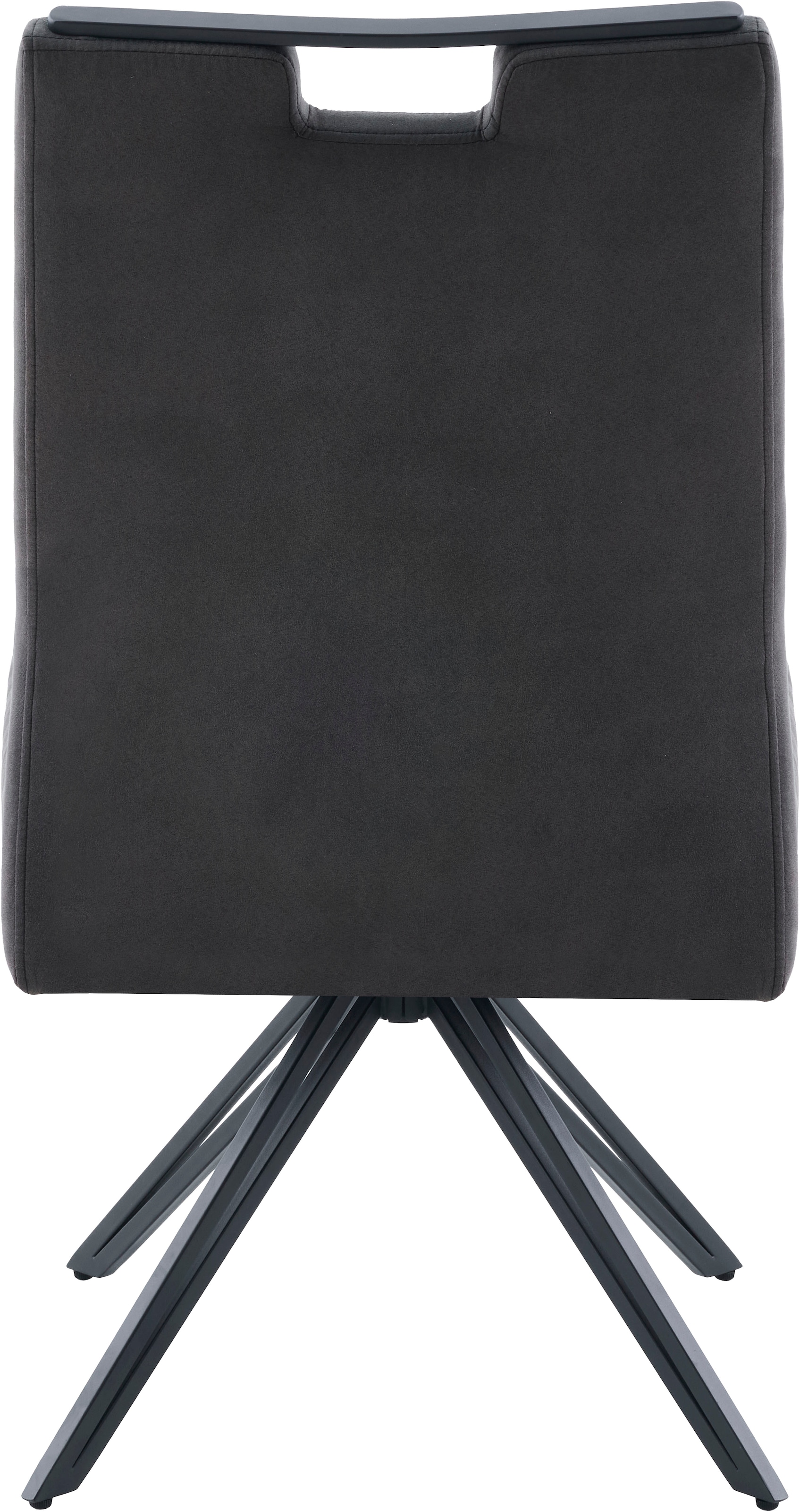HELA Chaise à 4 pieds »MAGGY« () 1 cuislargeur d'assise XXL, pivotant à 360°, pied en V, suspension à ressort, supporte 200kg