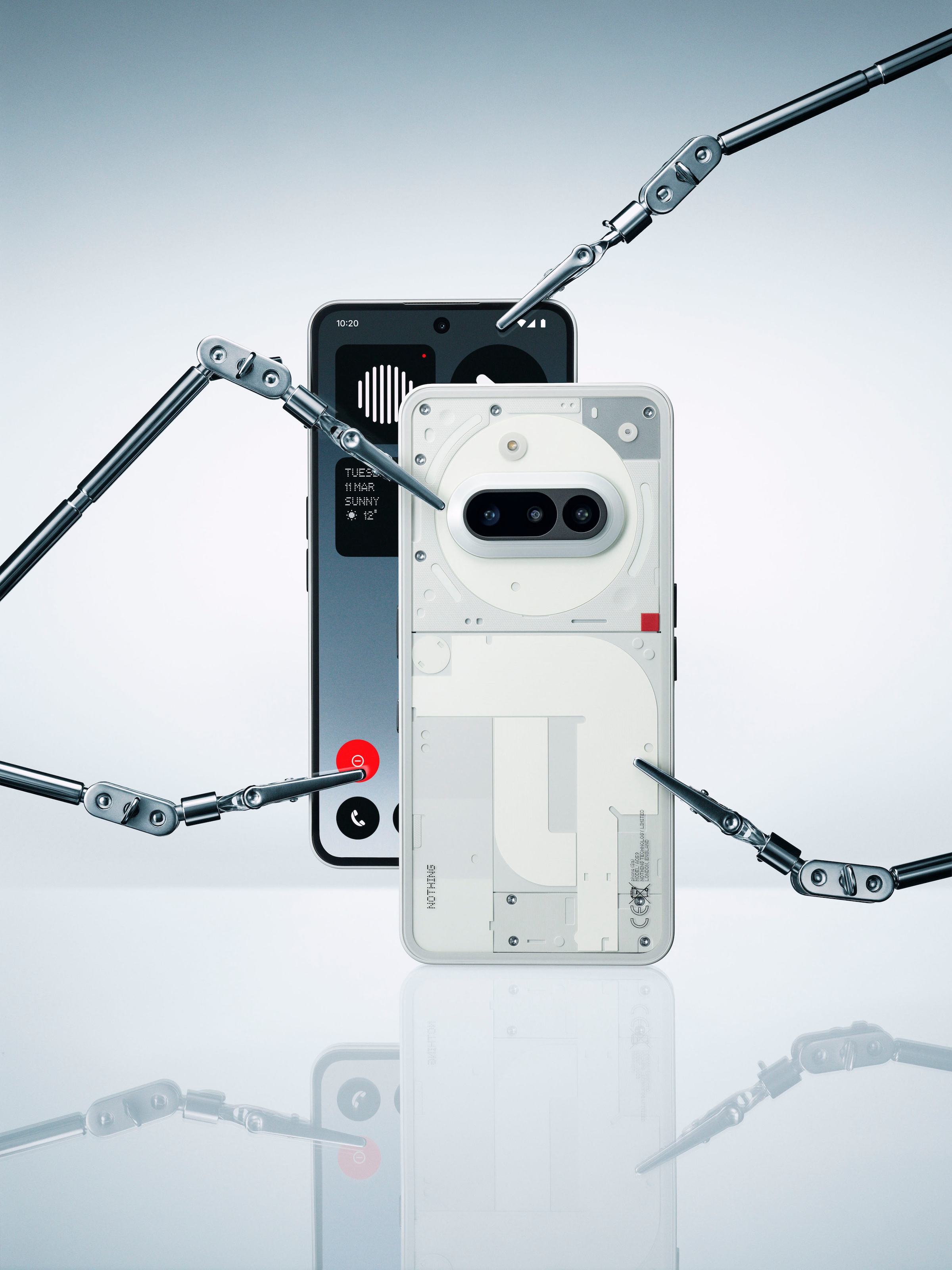 NOTHING Smartphone »PHONE (3a)« weiss