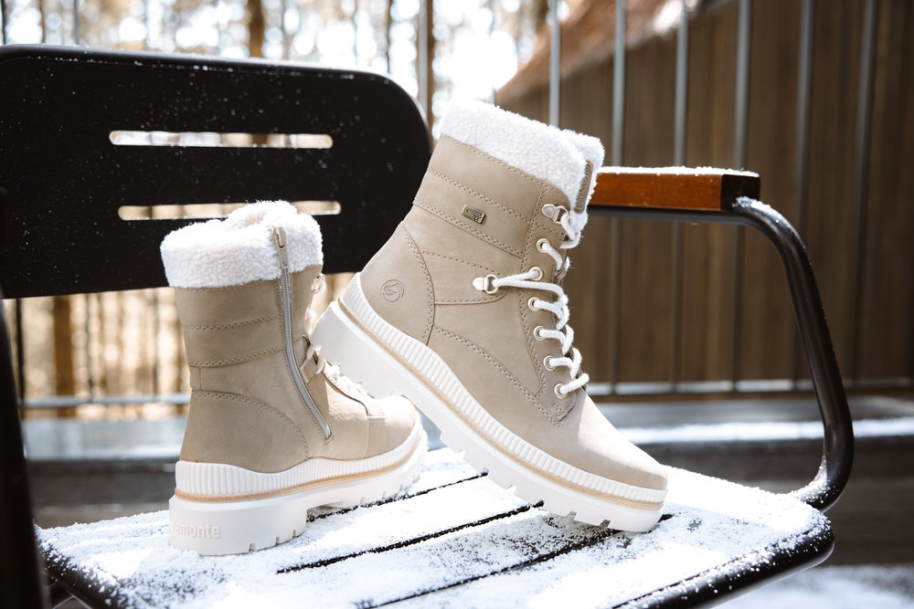 Remonte Winterboots »FIBER-GRIP«  Schnürstiefelette, Profilsohle, mit Schurwollfutter und TEX