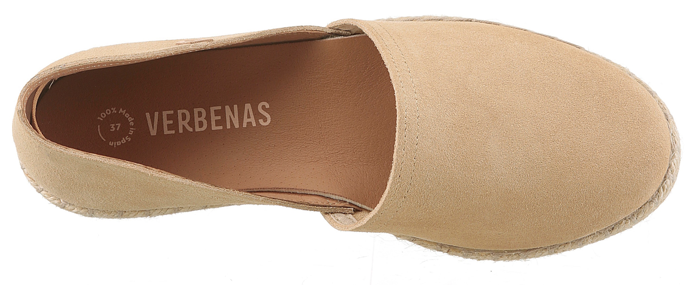 VERBENAS Espadrille »CARMEN SERRAJE«  , Schlupfschuh, Sommerschuh, Loafer mit typischem Jute-Rahmen