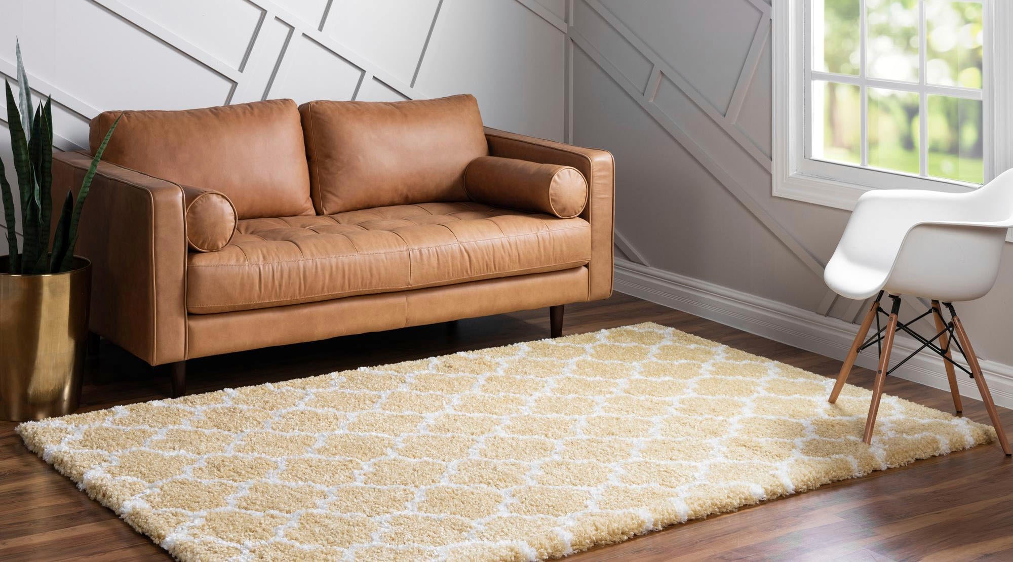 Myflair Möbel & Accessoires Tapis à poils longs »Temara Shag, LAGERRÄUMUNG!« Rectangulaire 51 mm Höhe gewebt, weich & kuschelig, ideal im Wohnzimmer & Schlafzimmer