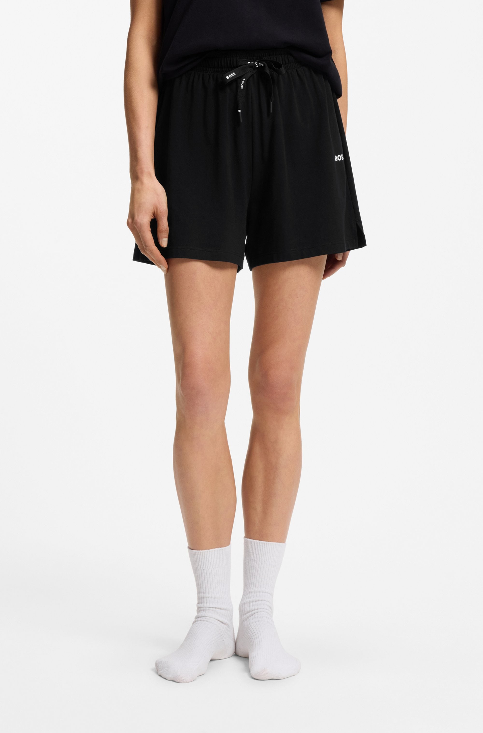 BOSS Pyjamahose »CI_Shorts CW«  mit BOSS Logoschriftzug